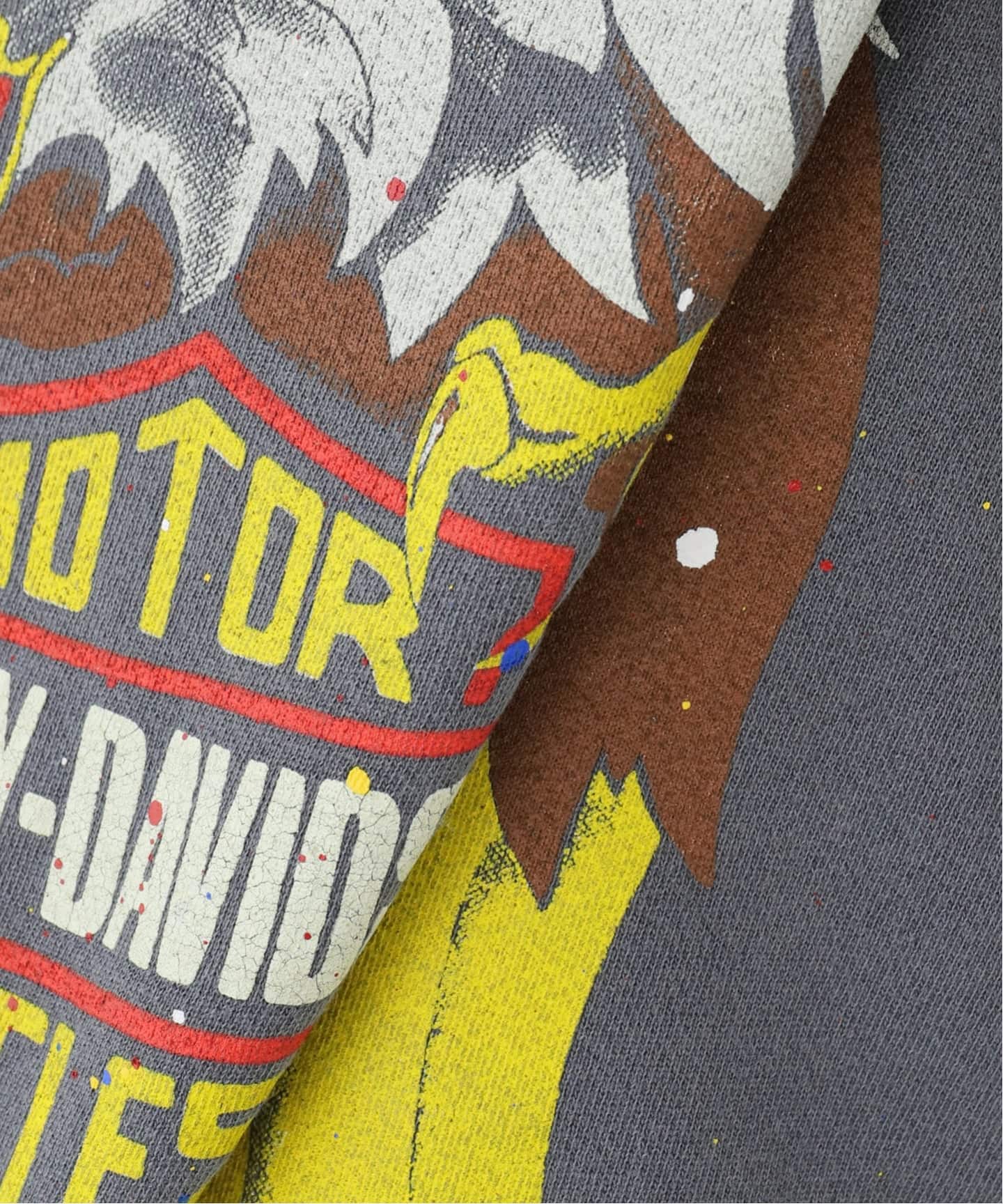 MADE WORN/メイド ウォン】 HARLEY D CUT SWEATSHIRTS（スウェット