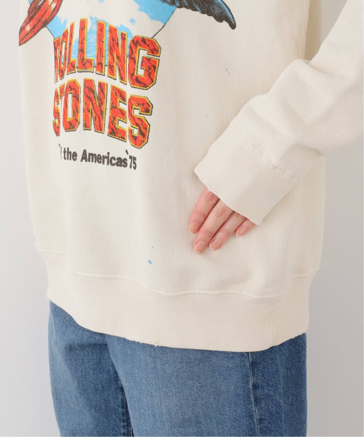 MADE WORN/メイド ウォン】 R.STONES CREW SWEAT（スウェット）｜L