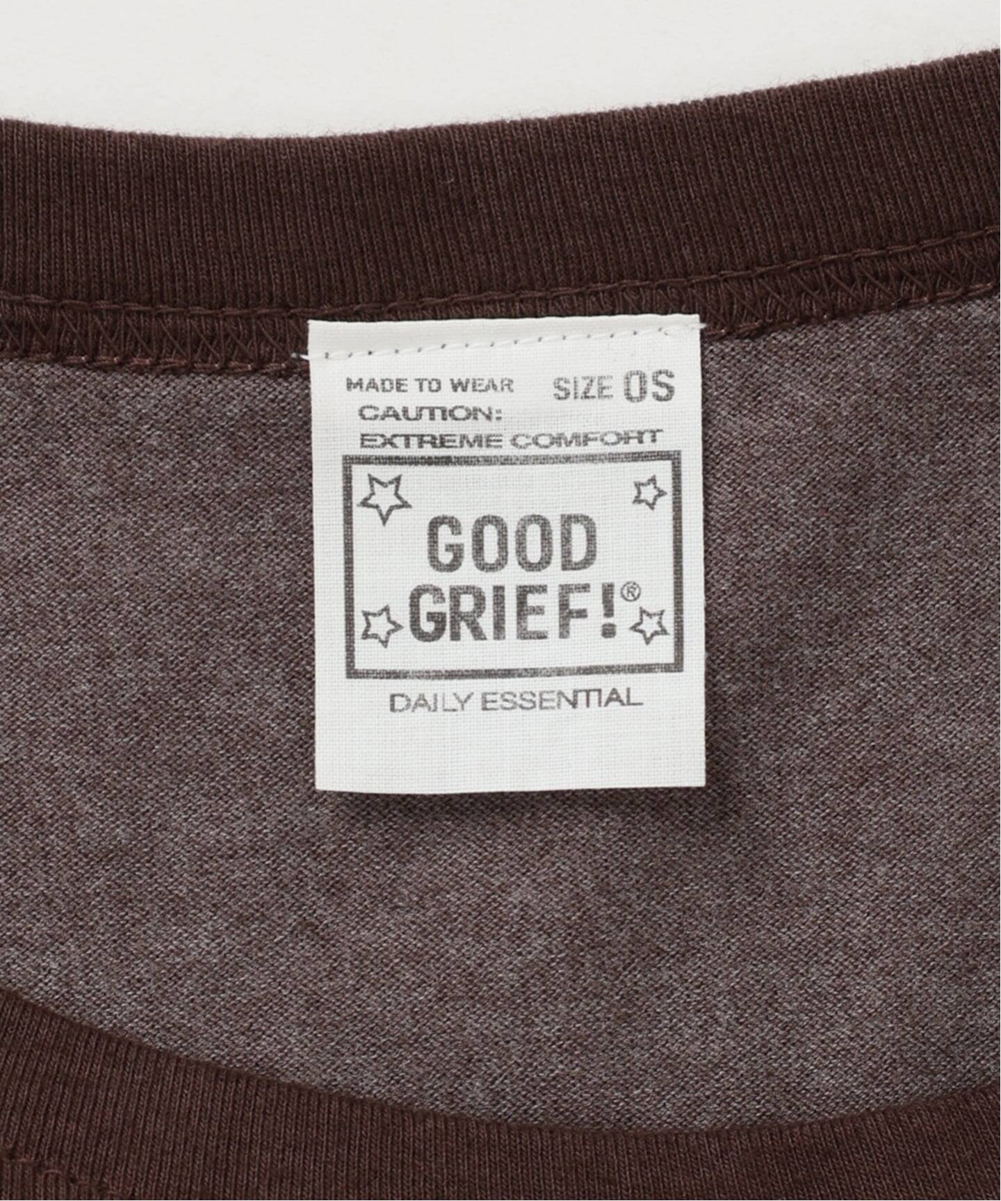 予約》【GOOD GRIEF!/グッド グリーフ】 50/50 RINGER TEE（Tシャツ