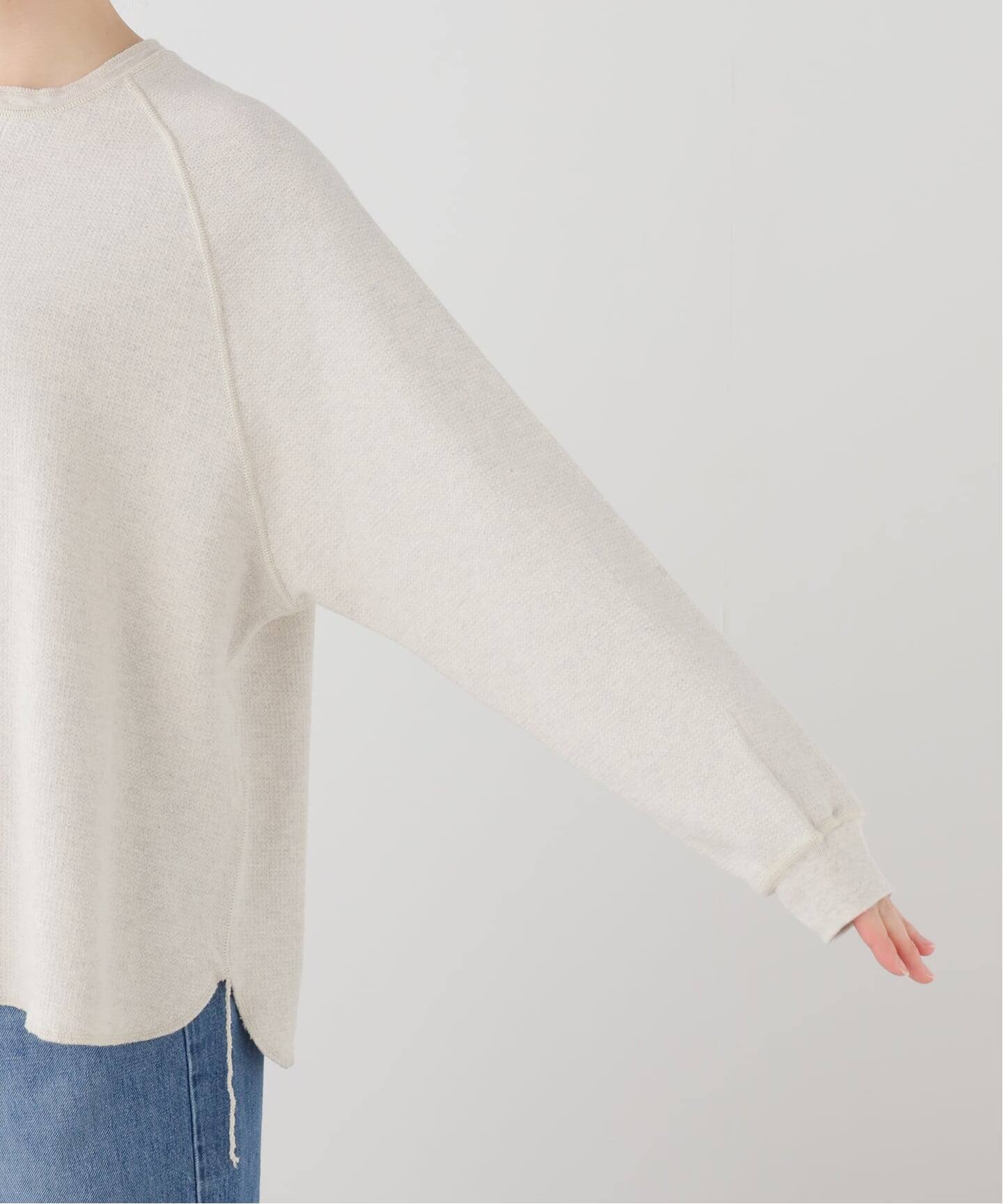 REMI RELIEF/レミ レリーフ】 W TUCK HENLEY NECK LONGSLEEVE TEE（T
