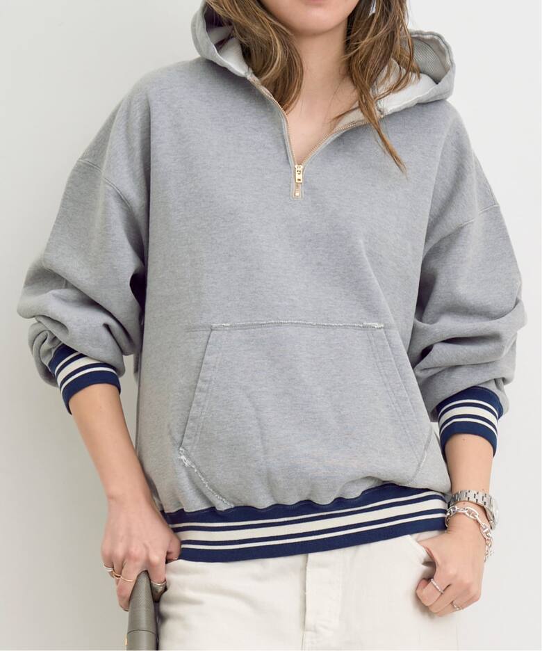 REMI RELIEF/レミ レリーフ】 HALF ZIP PARKA（パーカー）｜L 