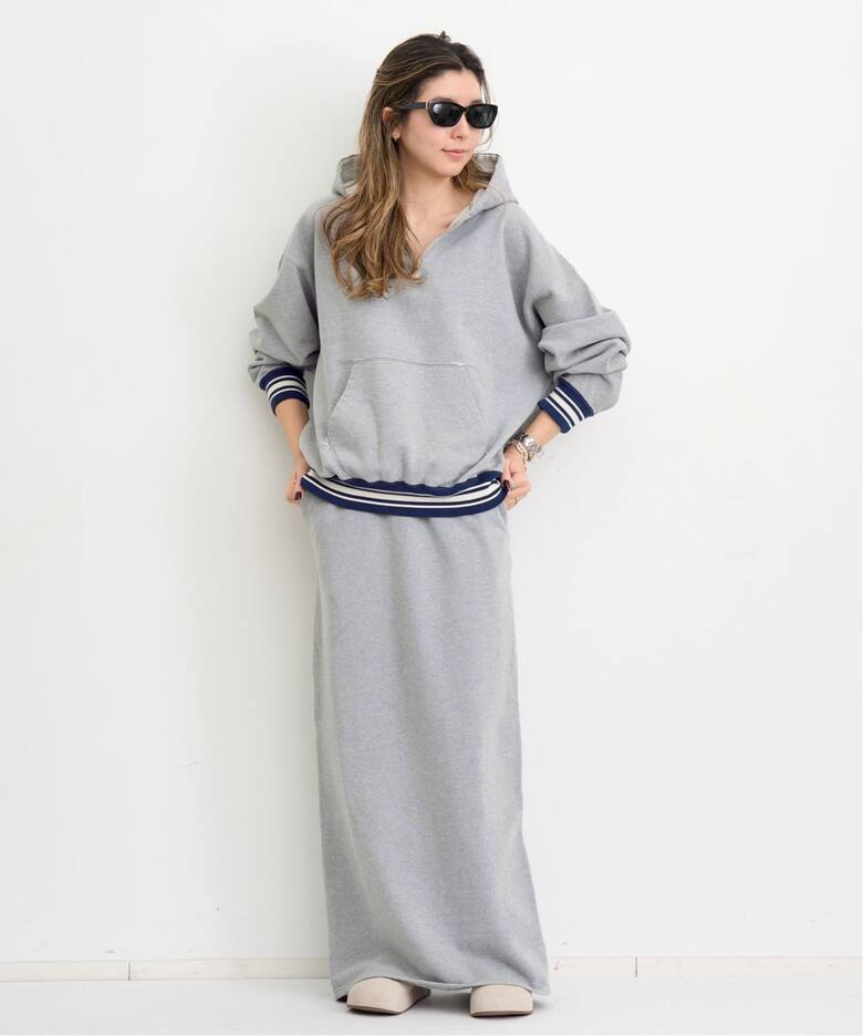 REMI RELIEF/レミ レリーフ】 HALF ZIP PARKA（パーカー）｜L 