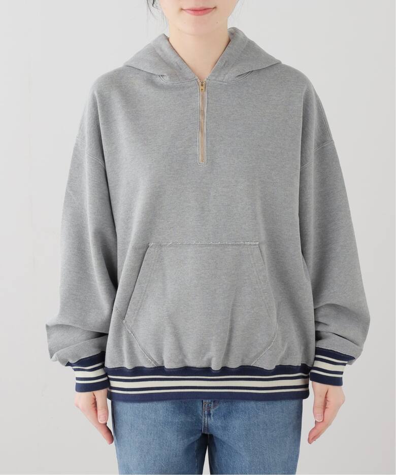 REMI RELIEF/レミ レリーフ】 HALF ZIP PARKA（パーカー）｜L 