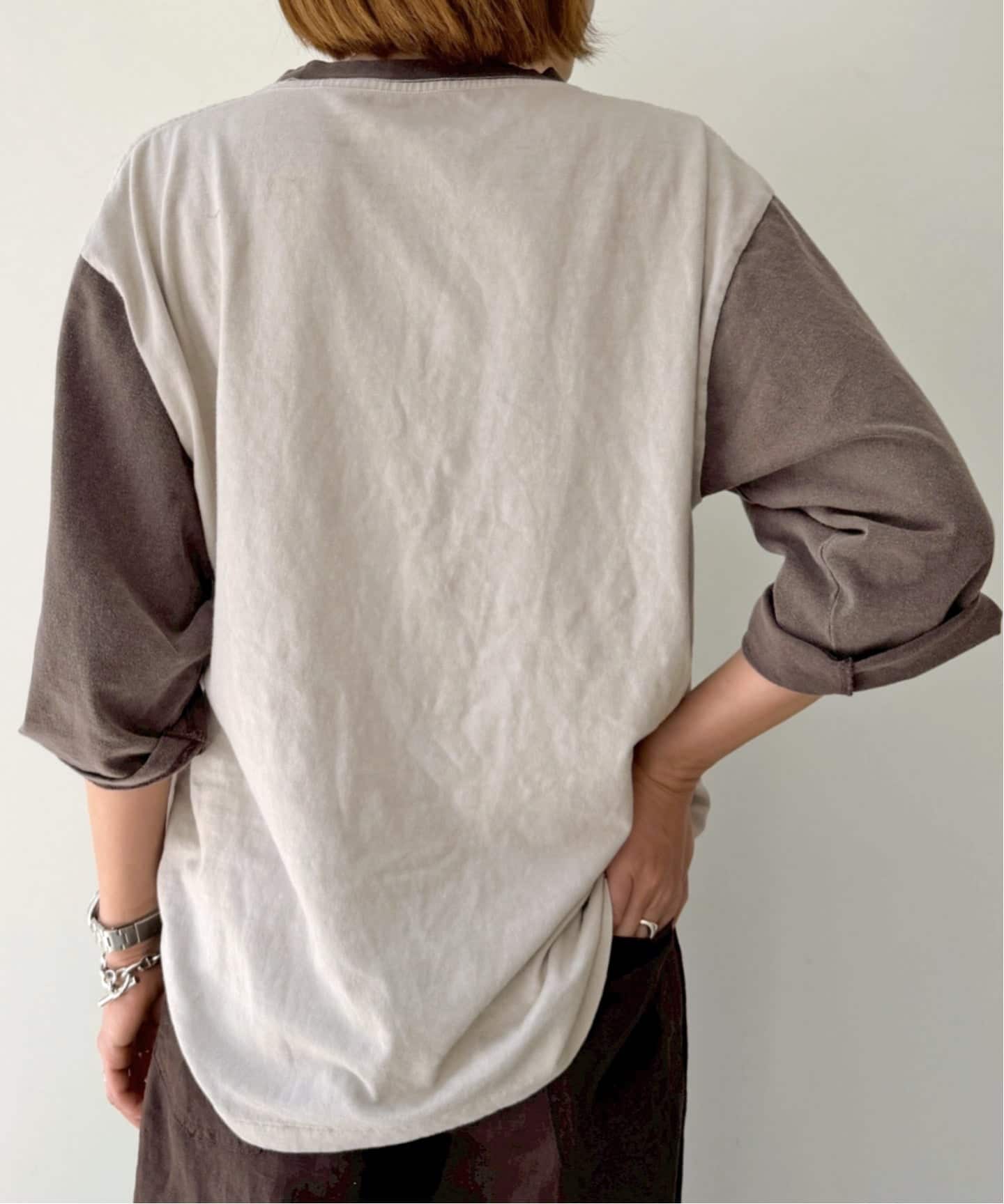 REMI RELIEF/レミ レリーフ】 RINGER T-SHIRT（Tシャツ／カットソー
