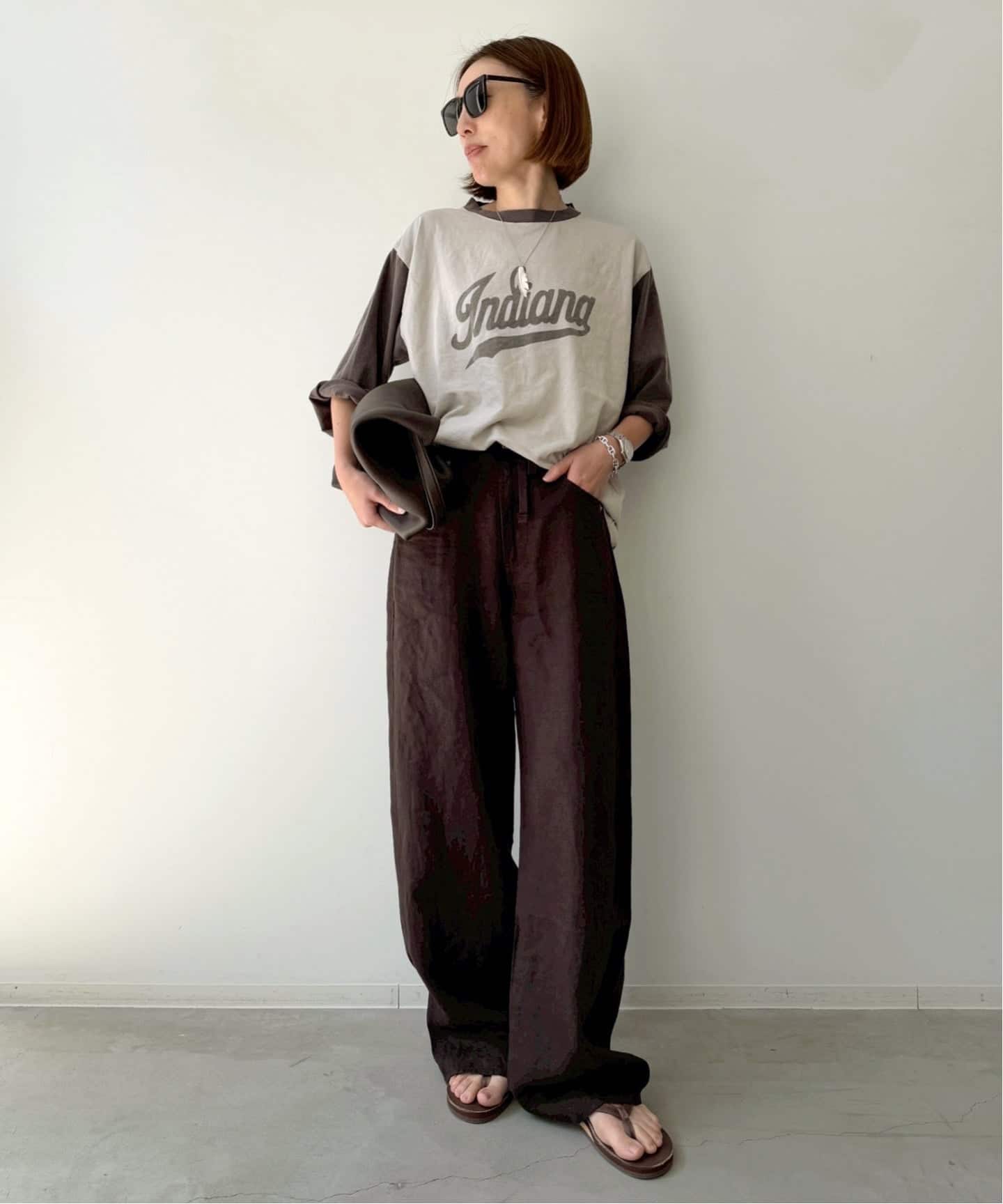 L'Appartement REMI RELIEF Compact Tシャツ L'Appartement DEUXIEME CLASSE - REMI RELIEF / L'Appartement
