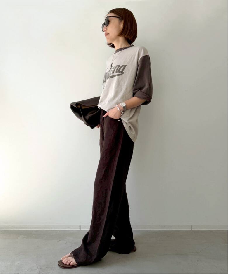 REMI RELIEF/レミ レリーフ】 RINGER T-SHIRT（Tシャツ／カットソー 