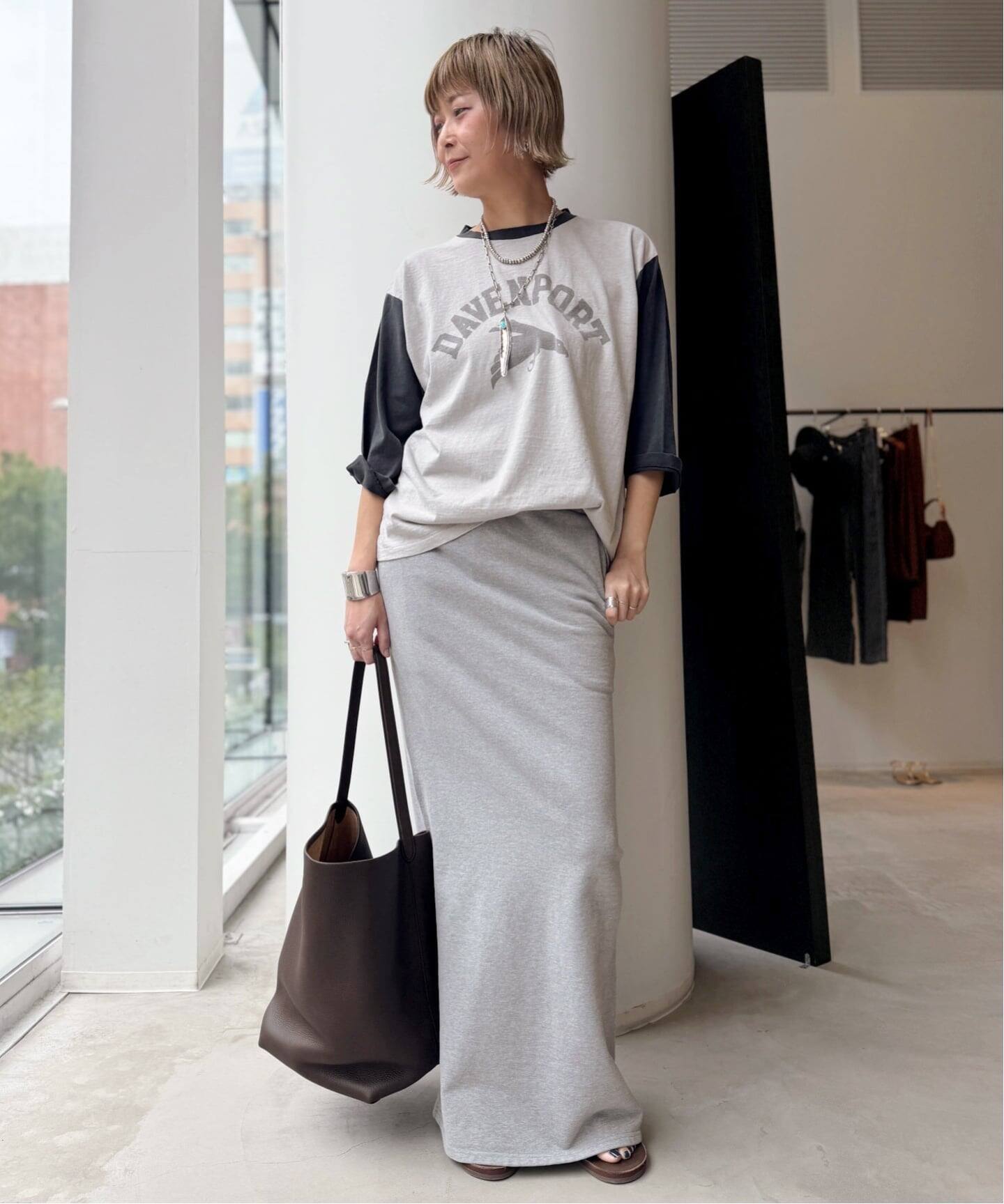 REMI RELIEF/レミ レリーフ】 RINGER T-SHIRT（Tシャツ／カットソー