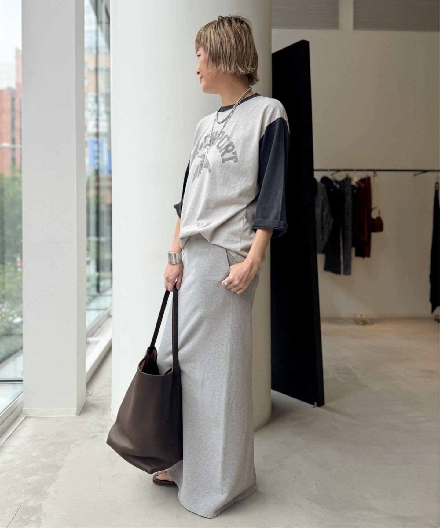 REMI RELIEF/レミ レリーフ】 RINGER T-SHIRT（Tシャツ／カットソー