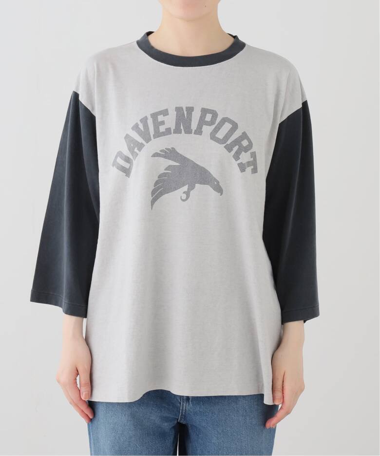 REMI RELIEF/レミ レリーフ】 RINGER T-SHIRT（Tシャツ／カットソー 