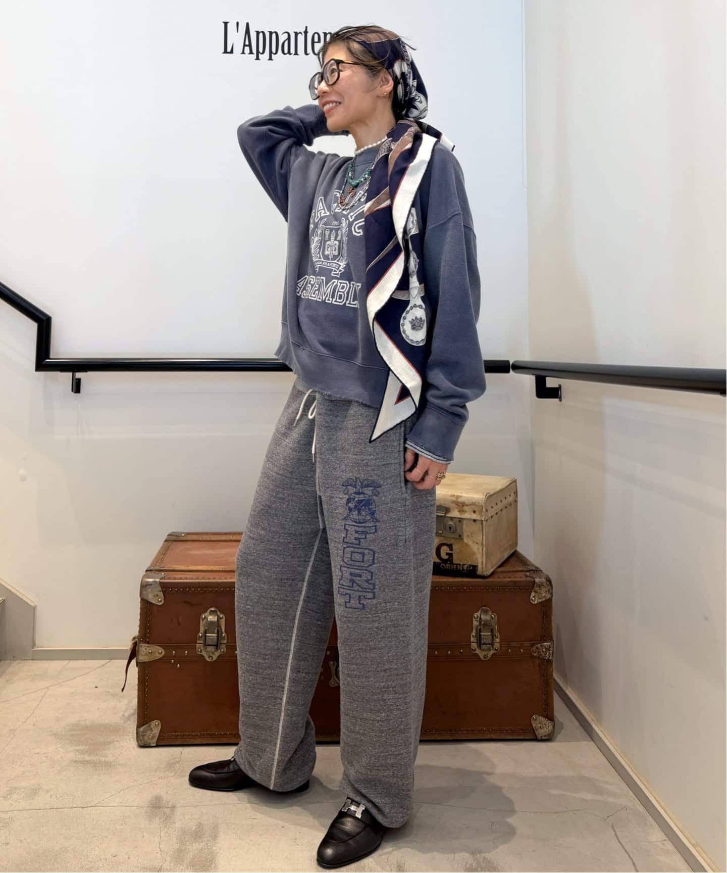 予約》【GOOD GRIEF!/グッド グリーフ】 PACIFIC A. SWEAT SHIRT