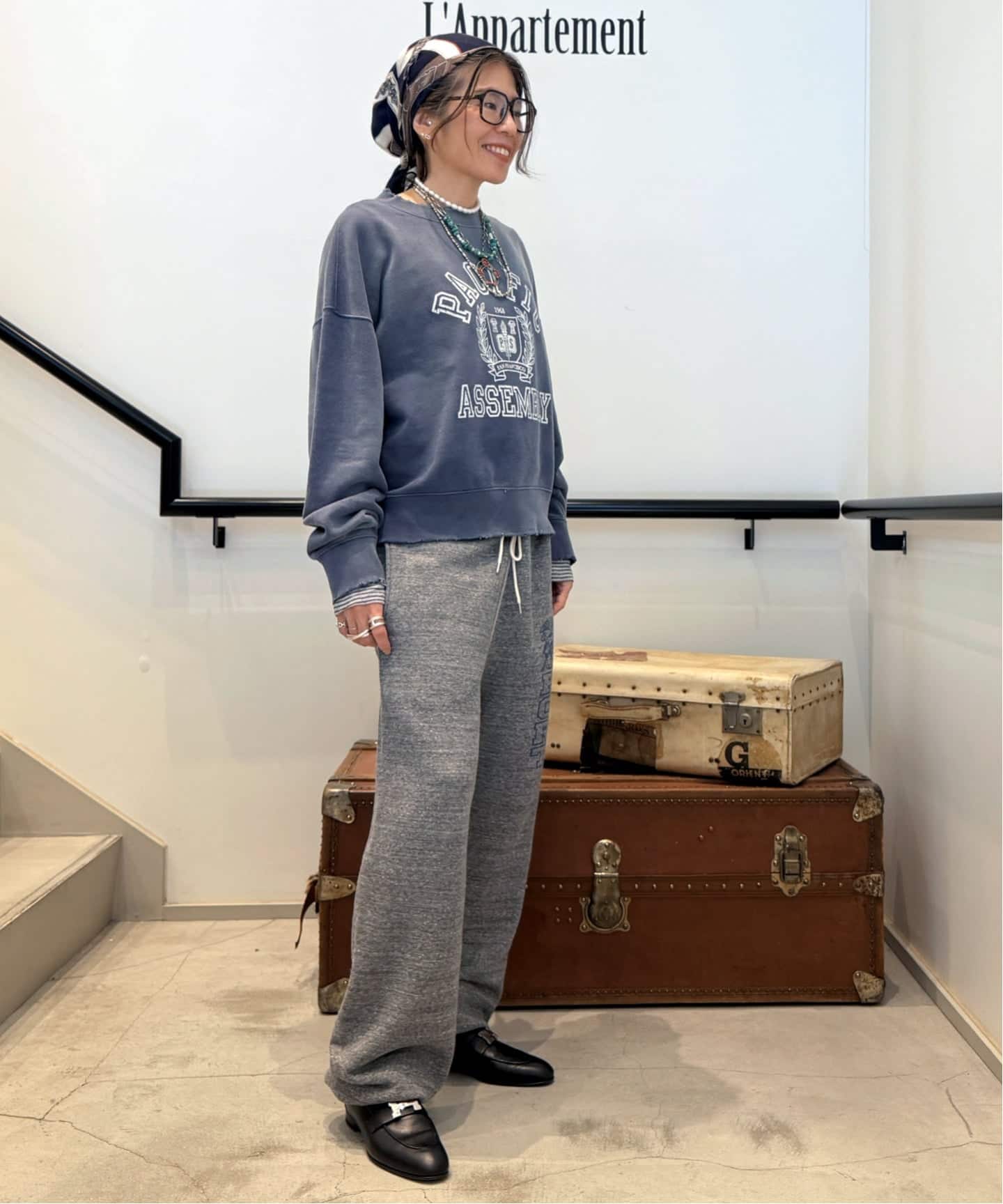 予約》【GOOD GRIEF!/グッド グリーフ】 PACIFIC A. SWEAT SHIRT