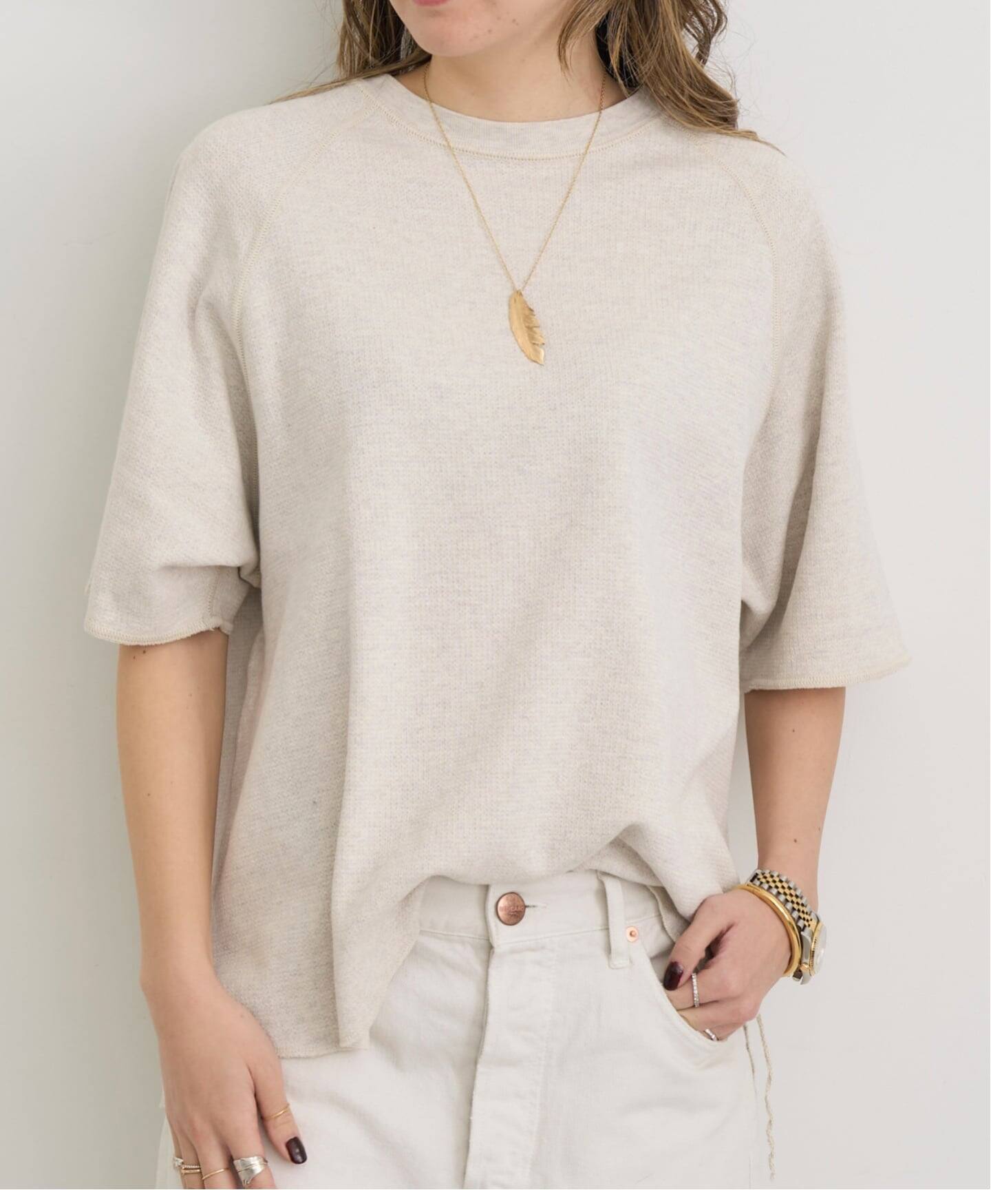 REMI RELIEF/レミ レリーフ】 W TUCK RAGLAN HALF SLEEVE TEE（Tシャツ