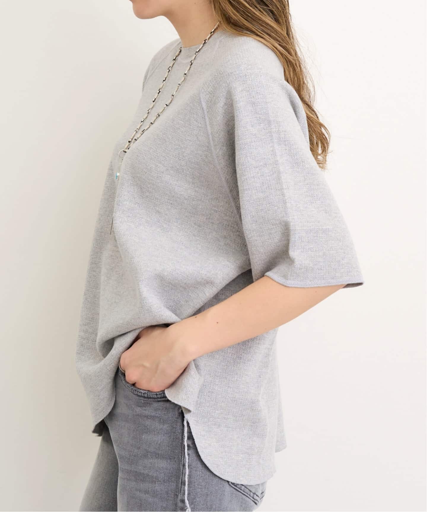 REMI RELIEF/レミ レリーフ】 W TUCK RAGLAN HALF SLEEVE TEE（Tシャツ