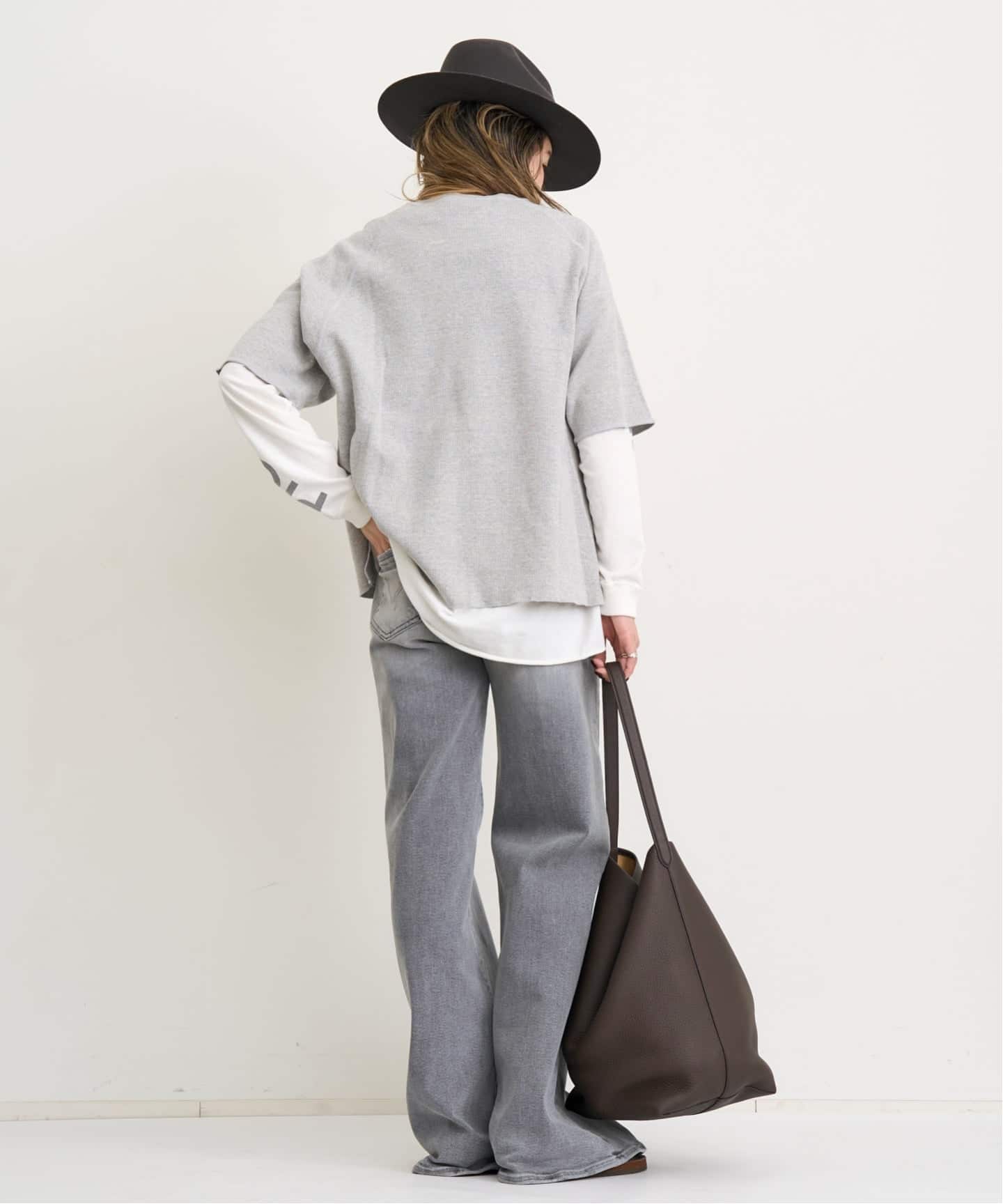 REMI RELIEF/レミ レリーフ】 W TUCK RAGLAN HALF SLEEVE TEE（Tシャツ