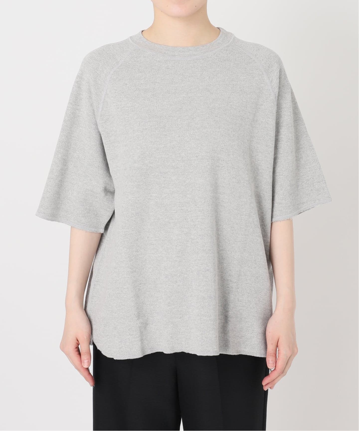 REMI RELIEF/レミ レリーフ】 W TUCK RAGLAN HALF SLEEVE TEE（Tシャツ