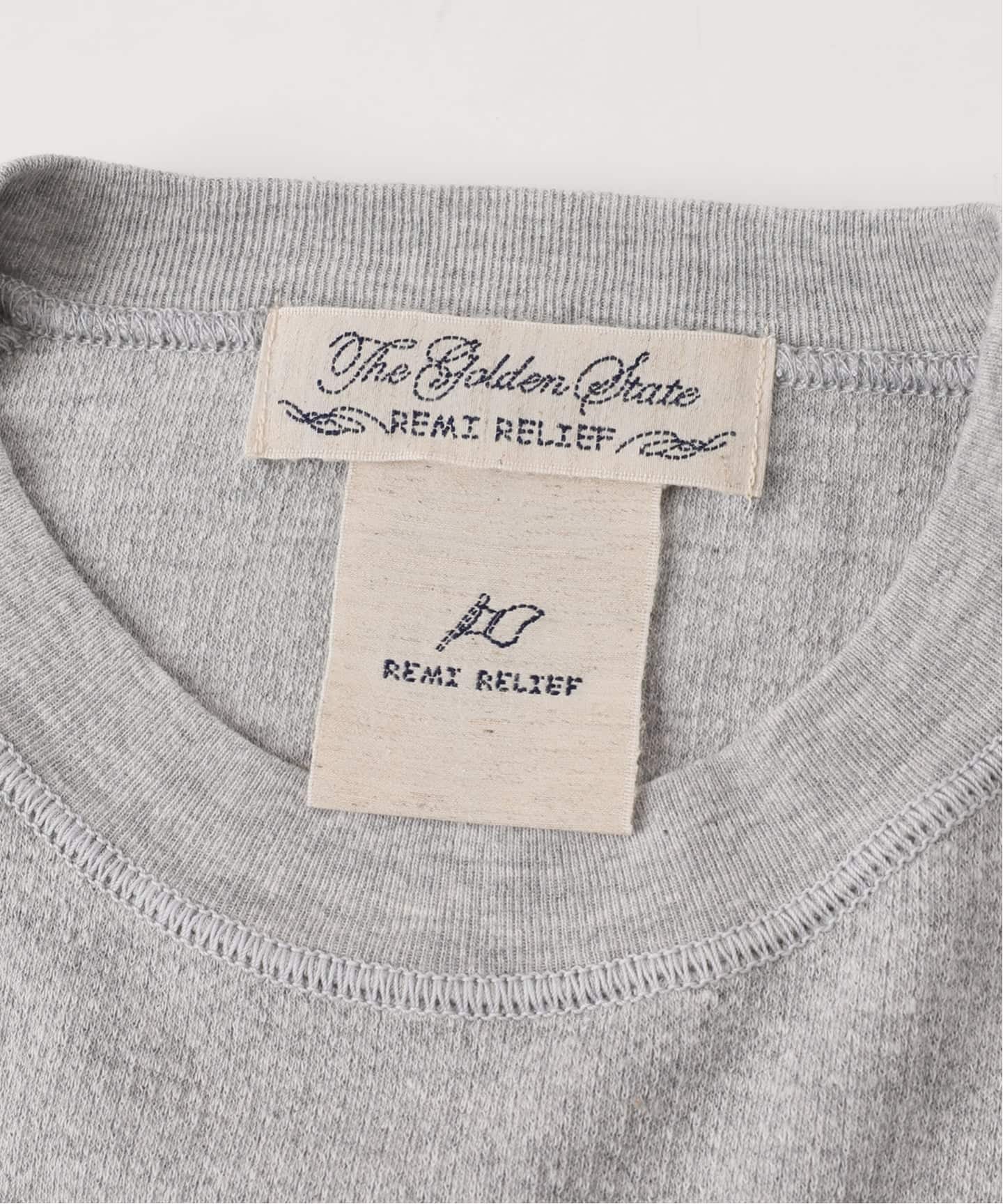 REMI RELIEF/レミ レリーフ】 W TUCK RAGLAN HALF SLEEVE TEE（Tシャツ