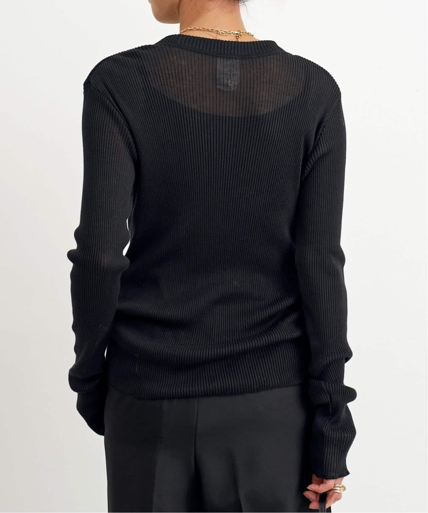 RASPAIL/ラスパイユ】SHEER SHIRT（Tシャツ／カットソー）｜L