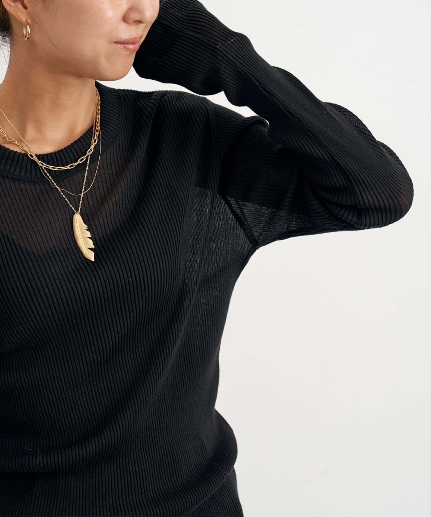 RASPAIL/ラスパイユ】SHEER SHIRT（Tシャツ／カットソー）｜L