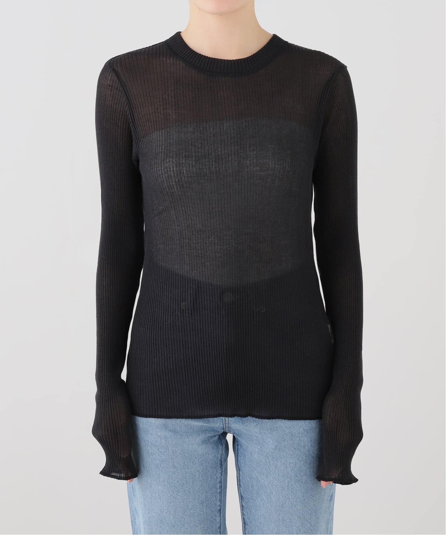 【Raspail/ラスパイユ】Sheer T-Shirt RASPAIL/ラスパイユ】SHEER SHIRT（Tシャツ／カットソー）｜L
