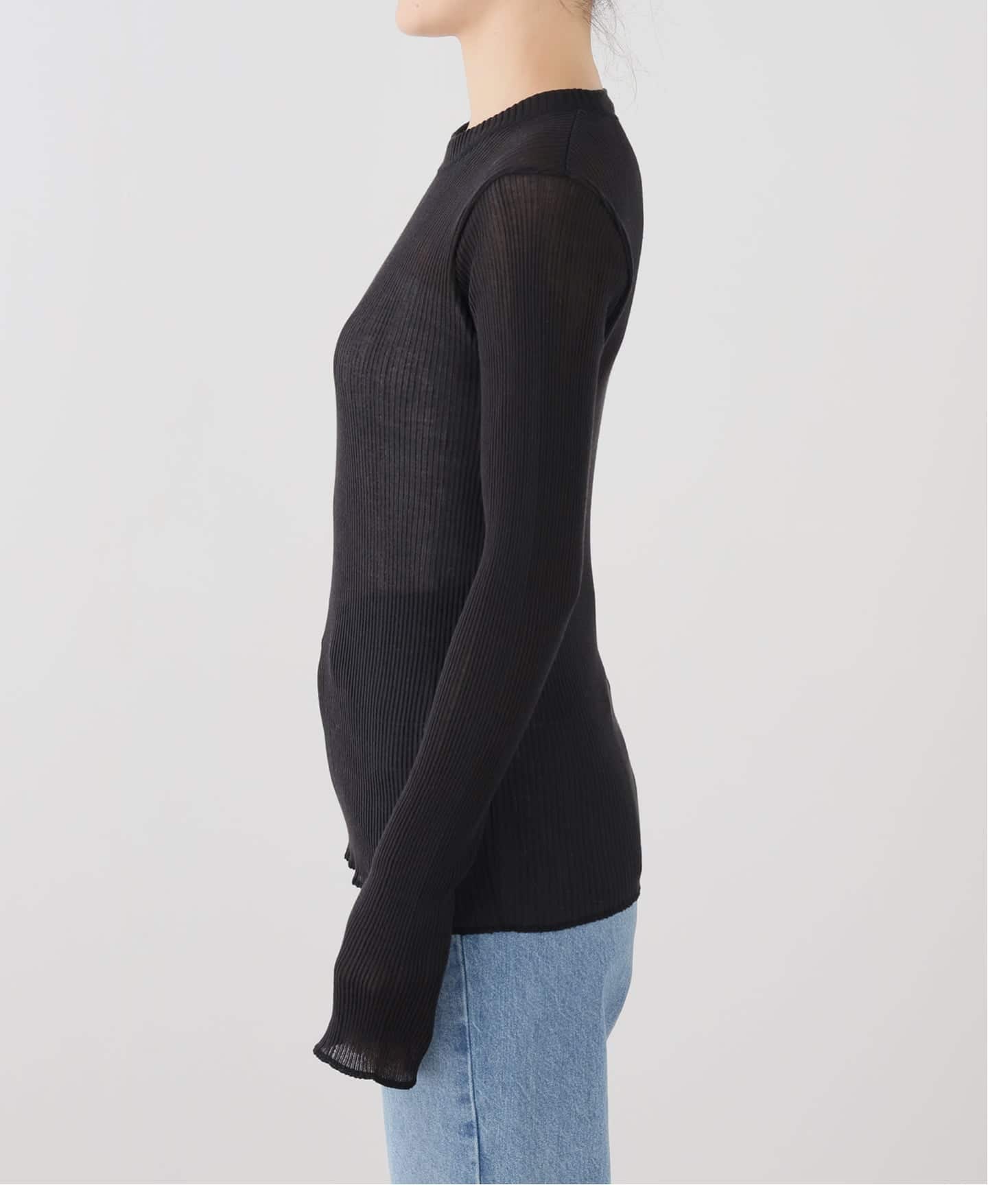 RASPAIL/ラスパイユ】SHEER SHIRT（Tシャツ／カットソー）｜L