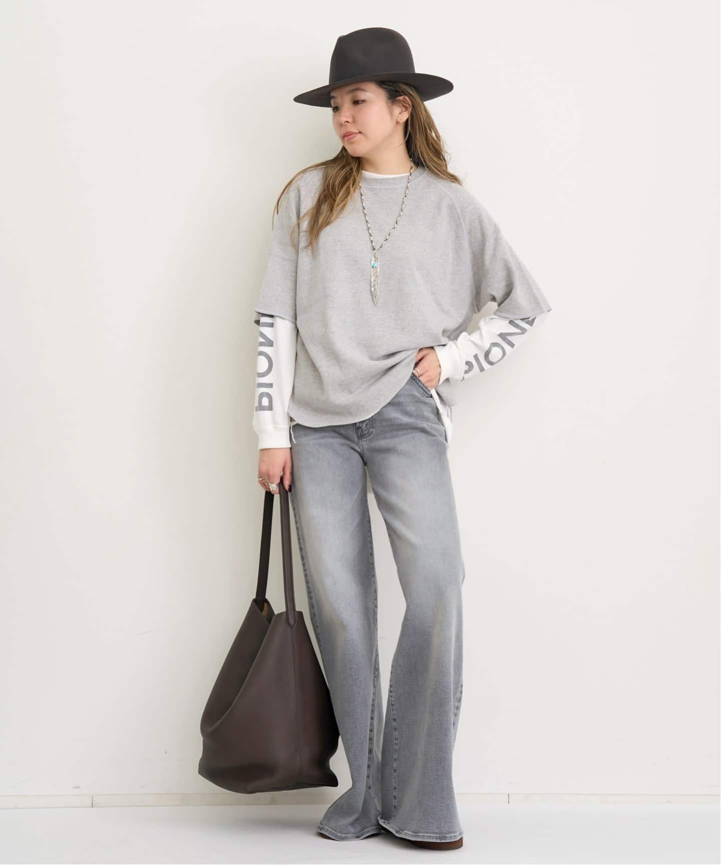 REMI RELIEF/レミ レリーフ】 NEW LONG SLEEVE TEE（Tシャツ