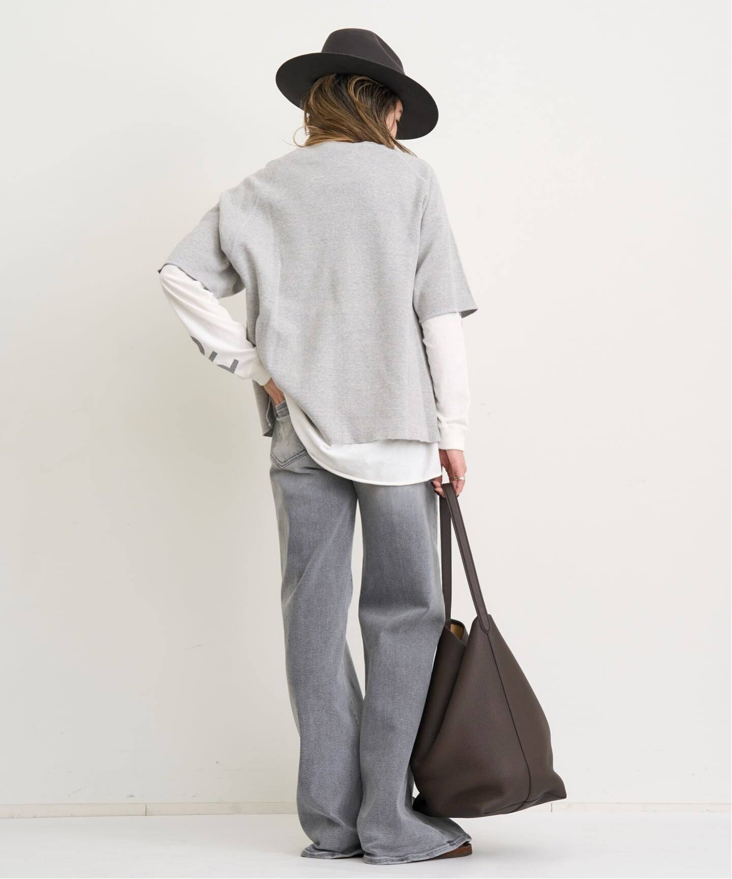 L 'Appartement 別注 【REMI RELIEF】 カットソー REMI RELIEF/レミ レリーフ】 Garment Dye T-shirt（Tシャツ