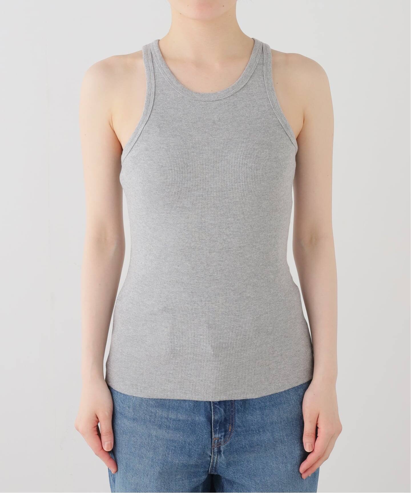 ETERNE/イーターン】 HIGH NECK FITTED TANK（タンクトップ）｜L