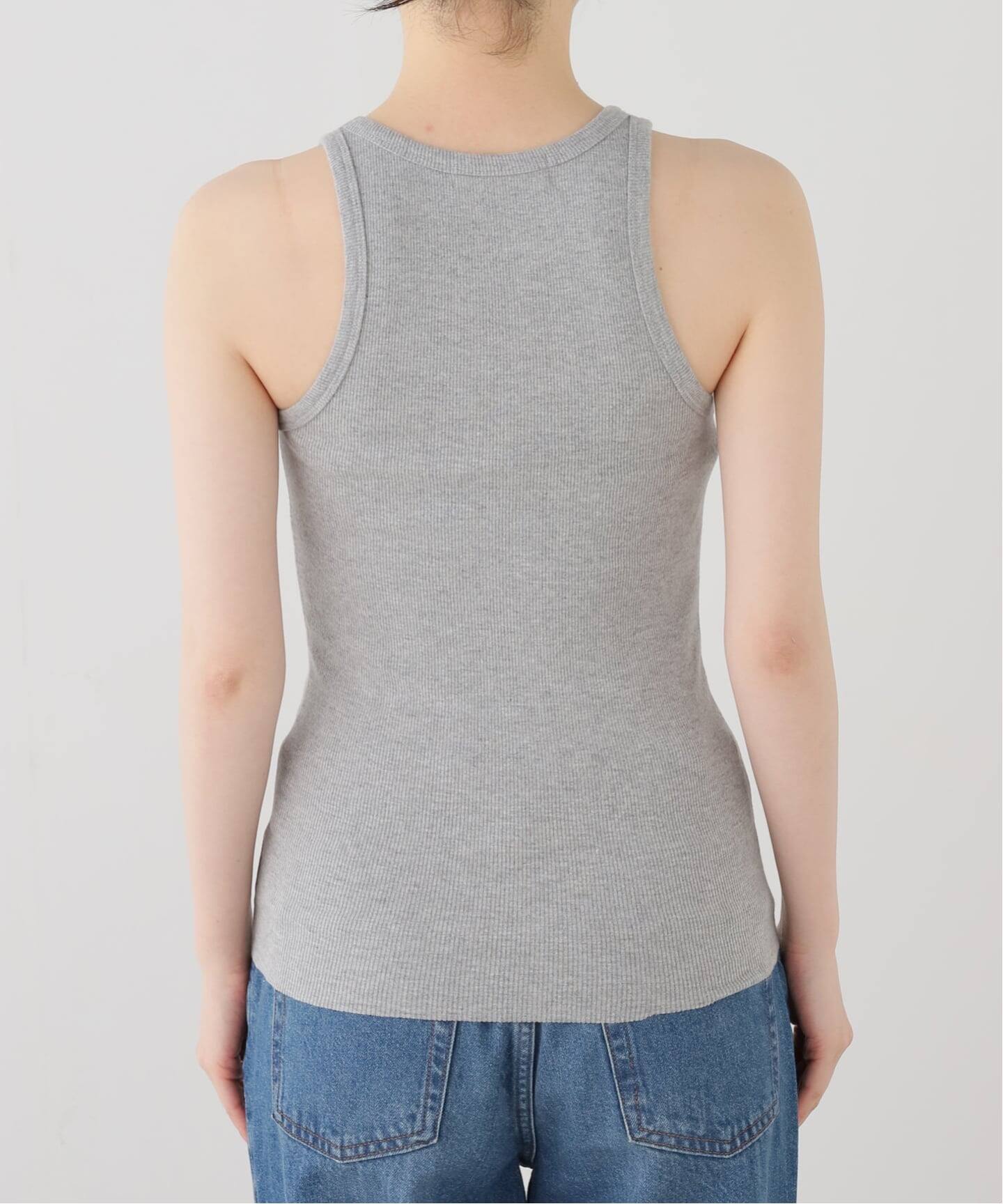 ETERNE/イーターン】 HIGH NECK FITTED TANK（タンクトップ）｜L