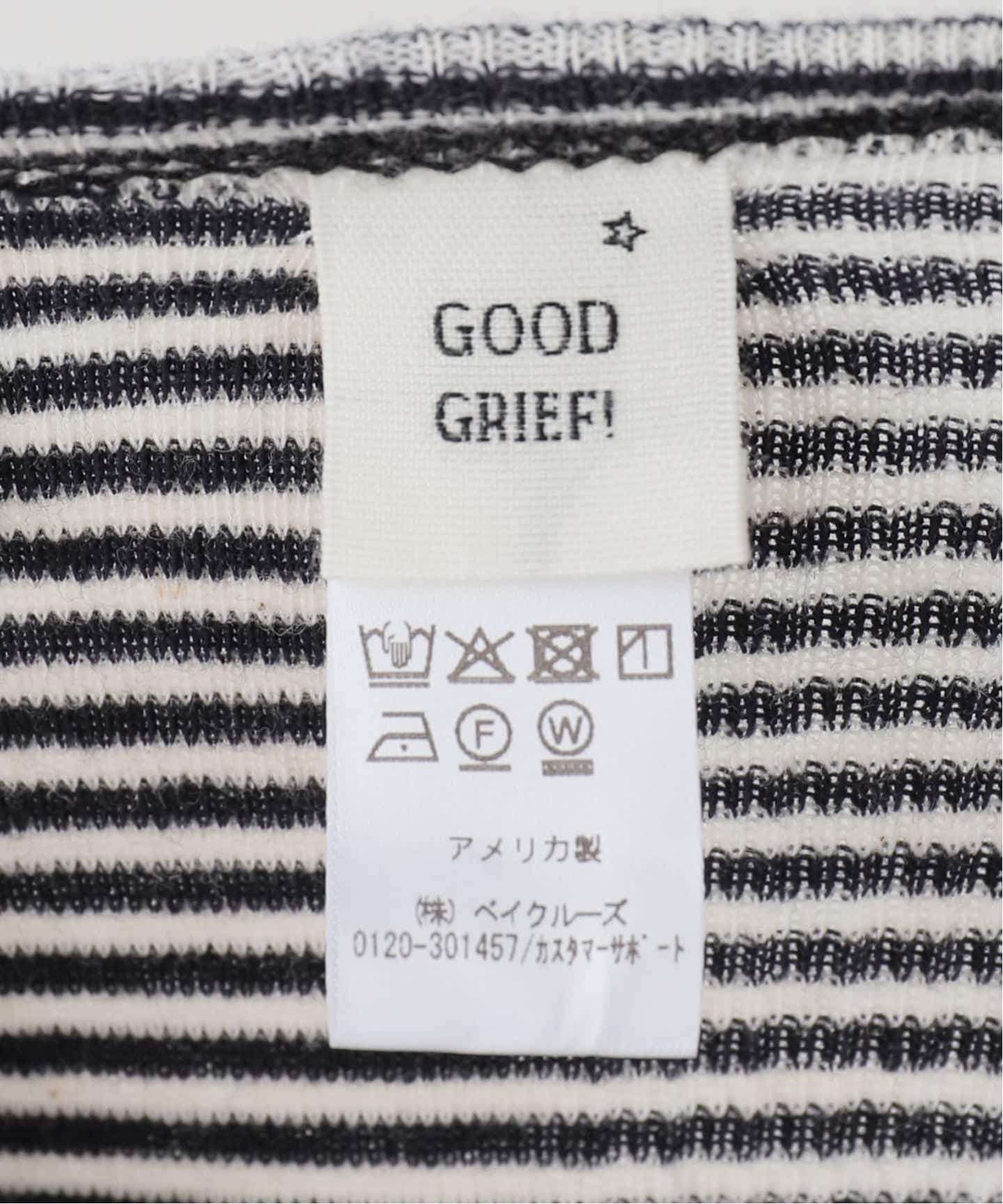 GOOD GRIEF!/グッド グリーフ】 Border Long Sleeve Tee（Tシャツ
