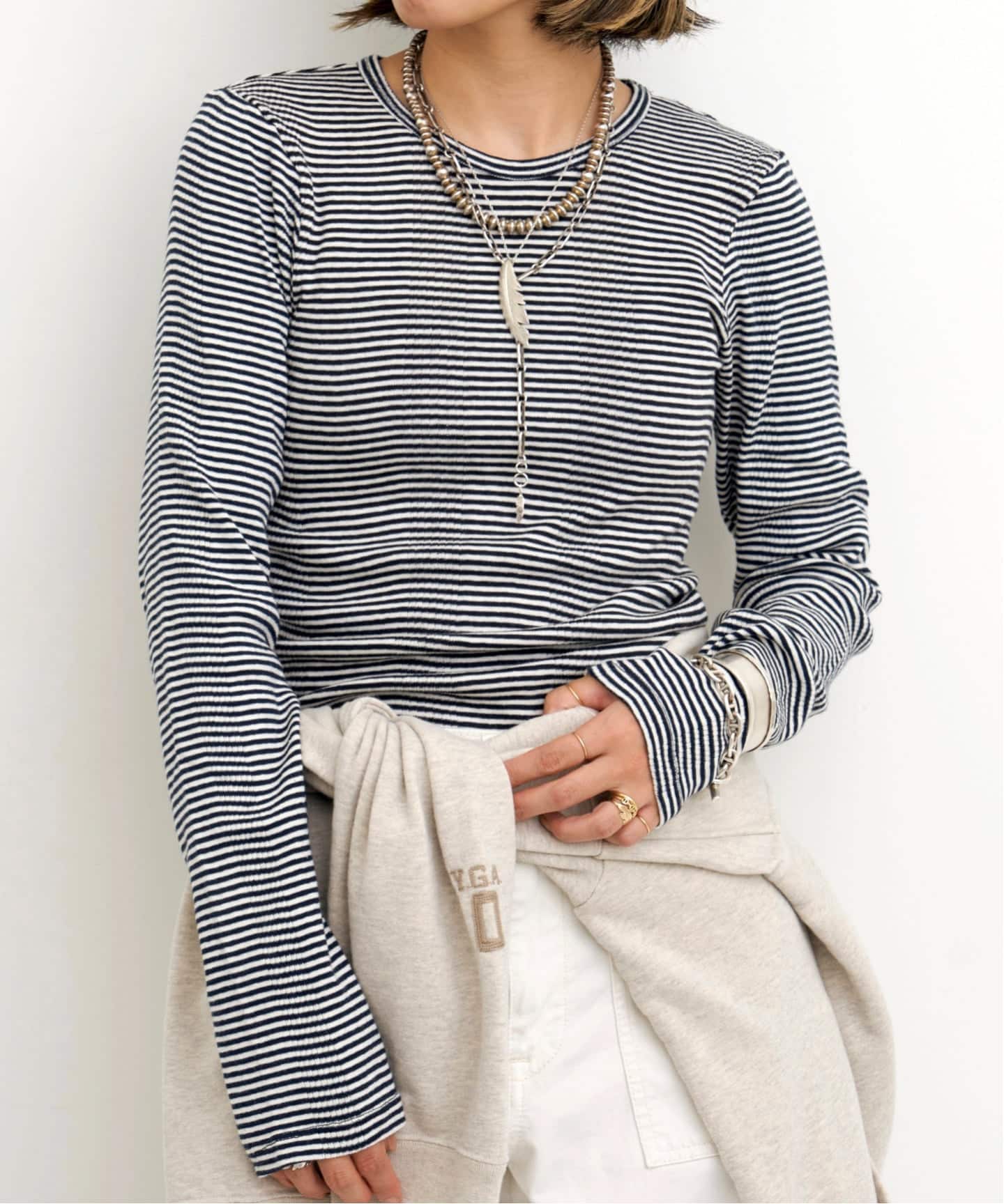 GOOD GRIEF!/グッド グリーフ】 Border Long Sleeve Tee（Tシャツ