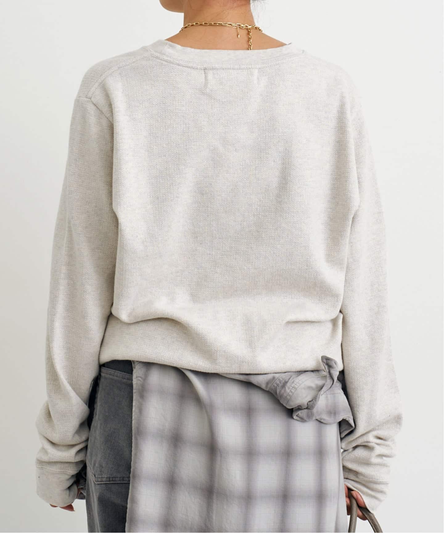 REMI RELIEF/レミ レリーフ】 W TUCK LONG SLEEVE T SHIRT（Tシャツ