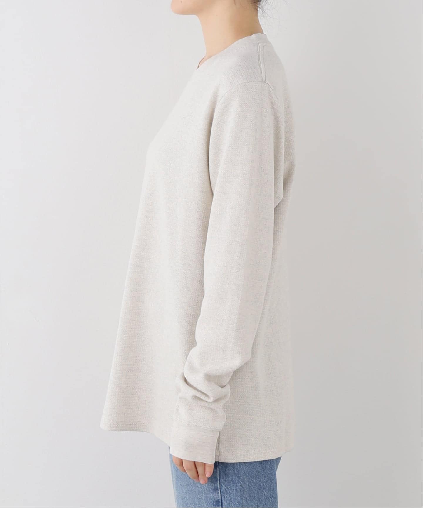 アパルトモン　REMI RELIEF Long Sleeve T REMI RELIEF/レミ レリーフ】 W TUCK LONG SLEEVE T SHIRT（Tシャツ