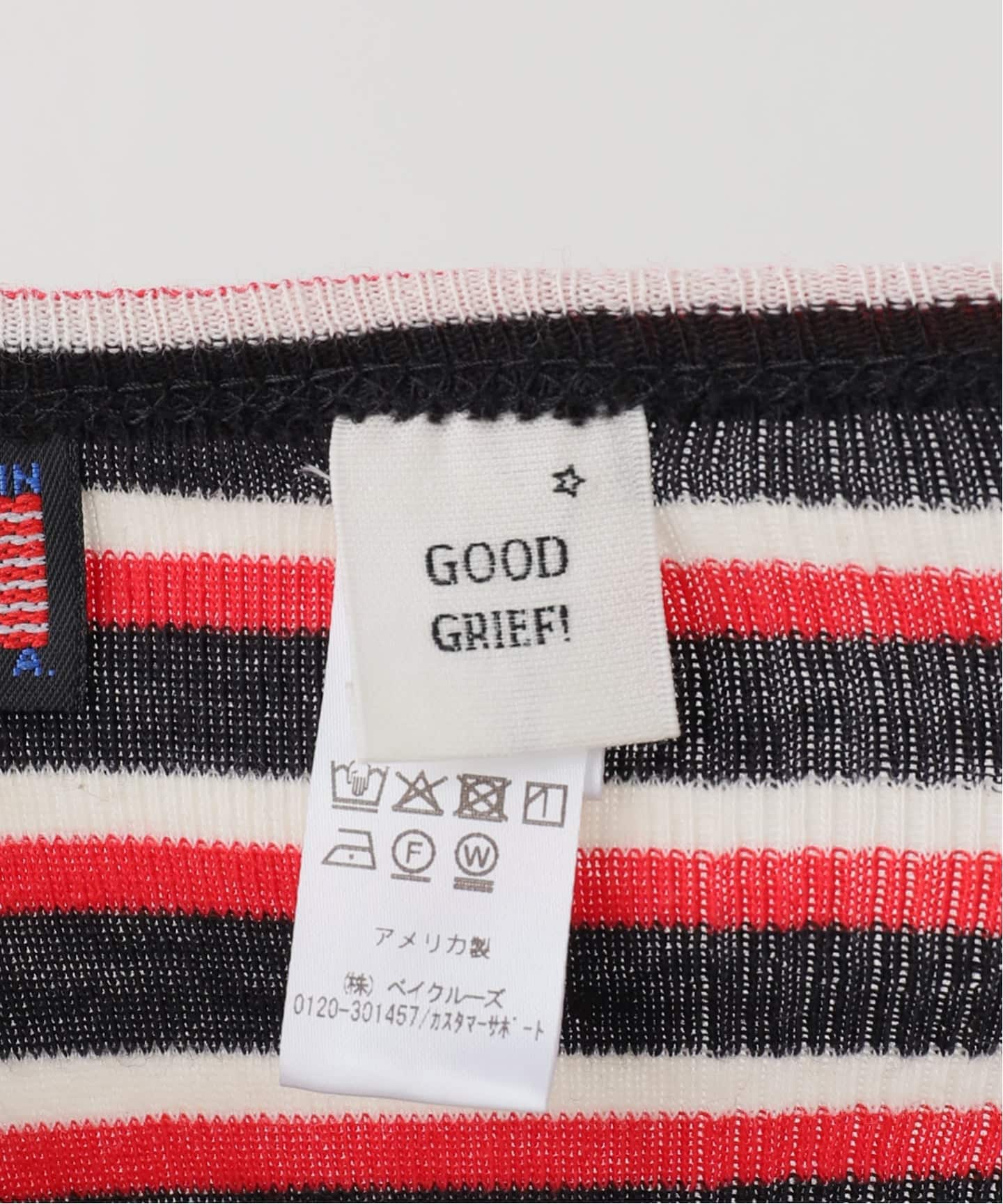 GOOD GRIEF!/グッド グリーフ】 Border Long Sleeve Tee（Tシャツ
