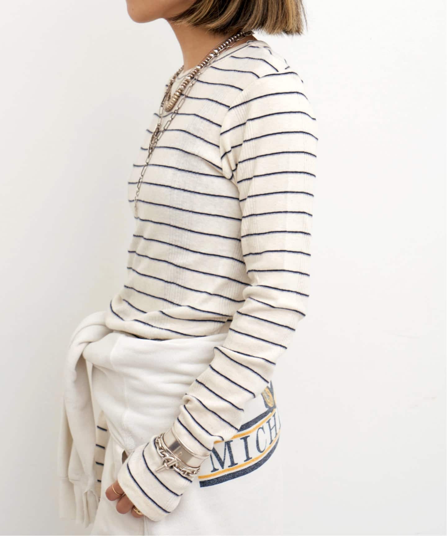 GOOD GRIEF!/グッド グリーフ】 Border Long Sleeve Tee（Tシャツ