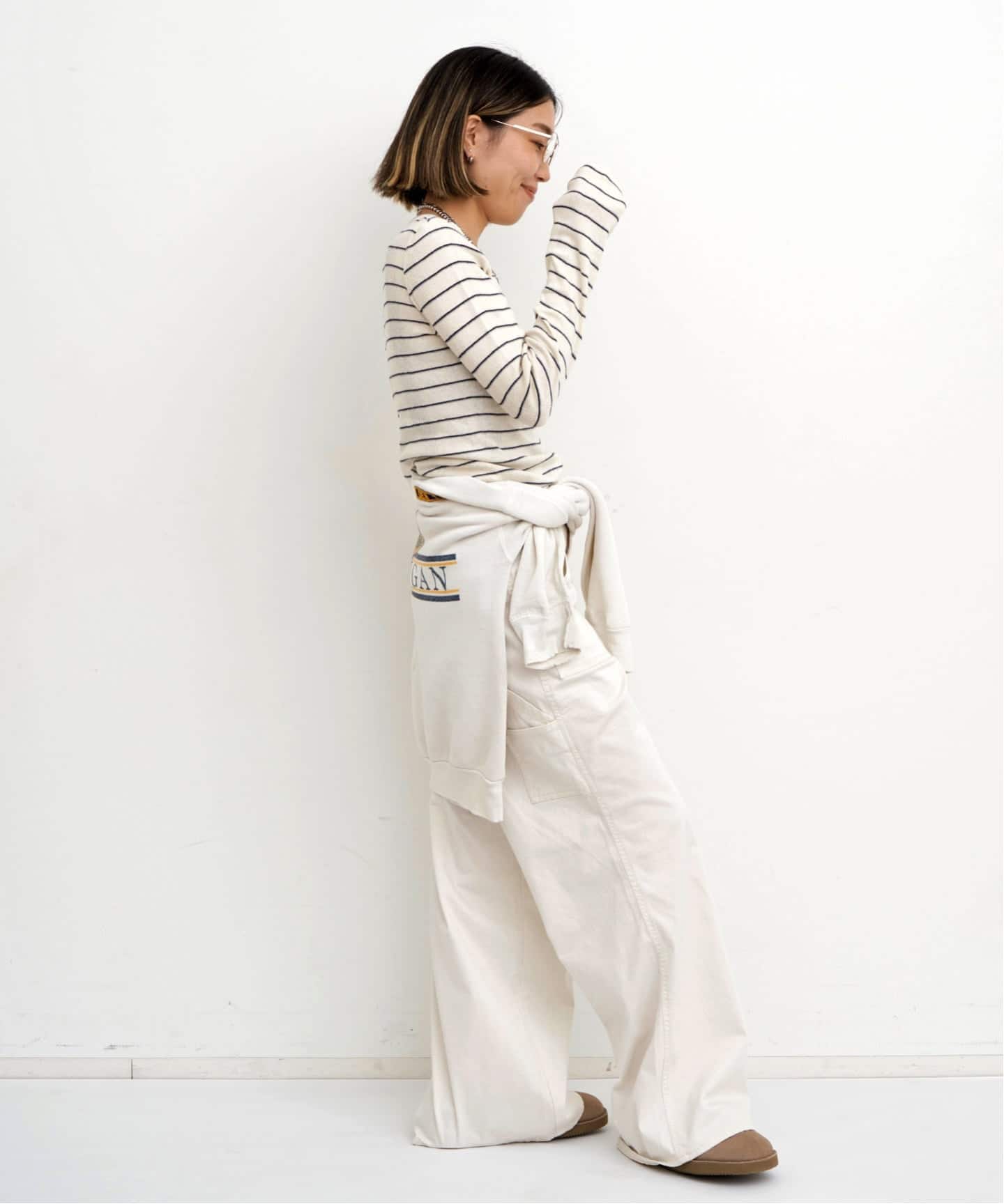 GOOD GRIEF!/グッド グリーフ】 Border Long Sleeve Tee（Tシャツ