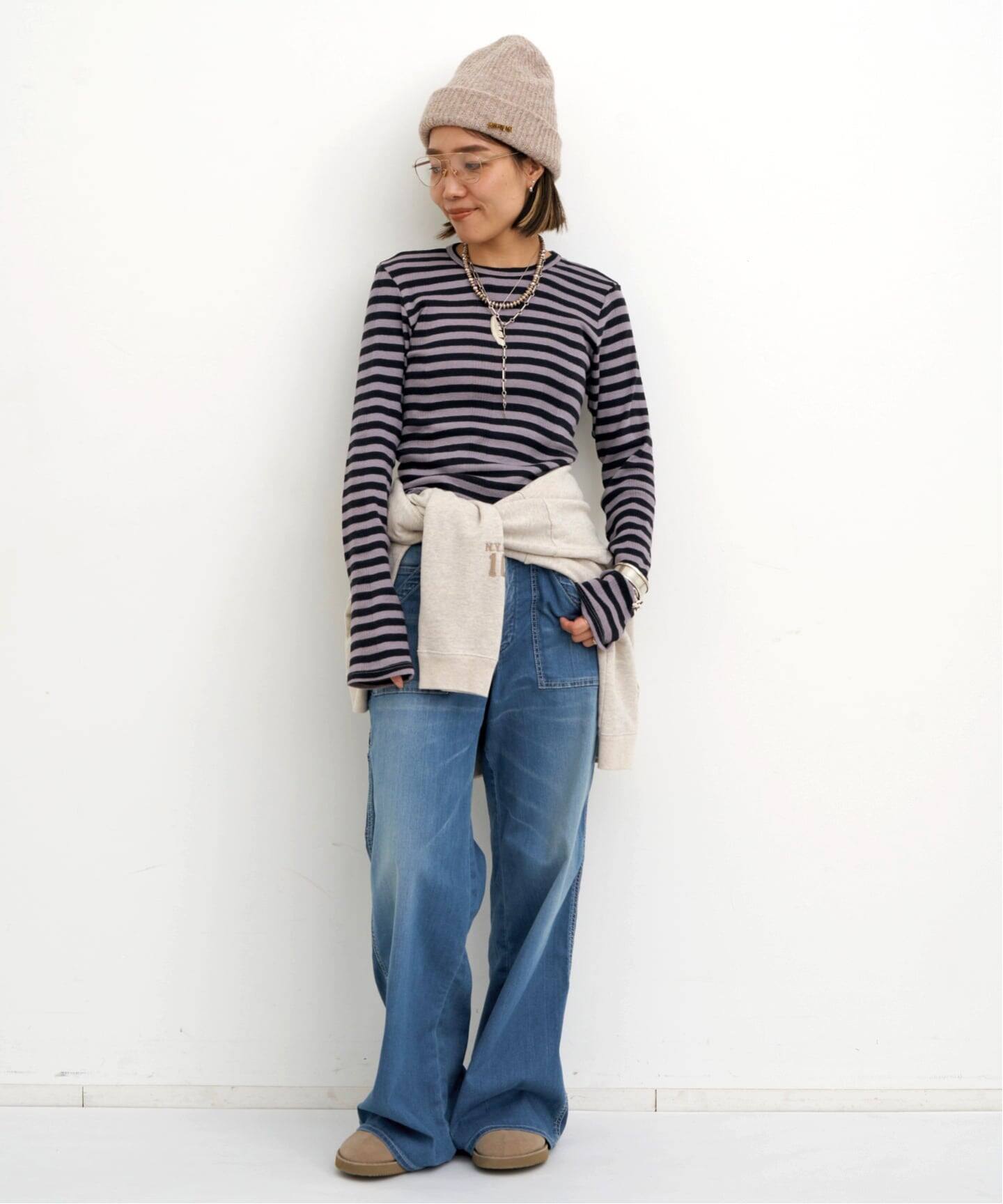 GOOD GRIEF!/グッド グリーフ】 Border Long Sleeve Tee（Tシャツ