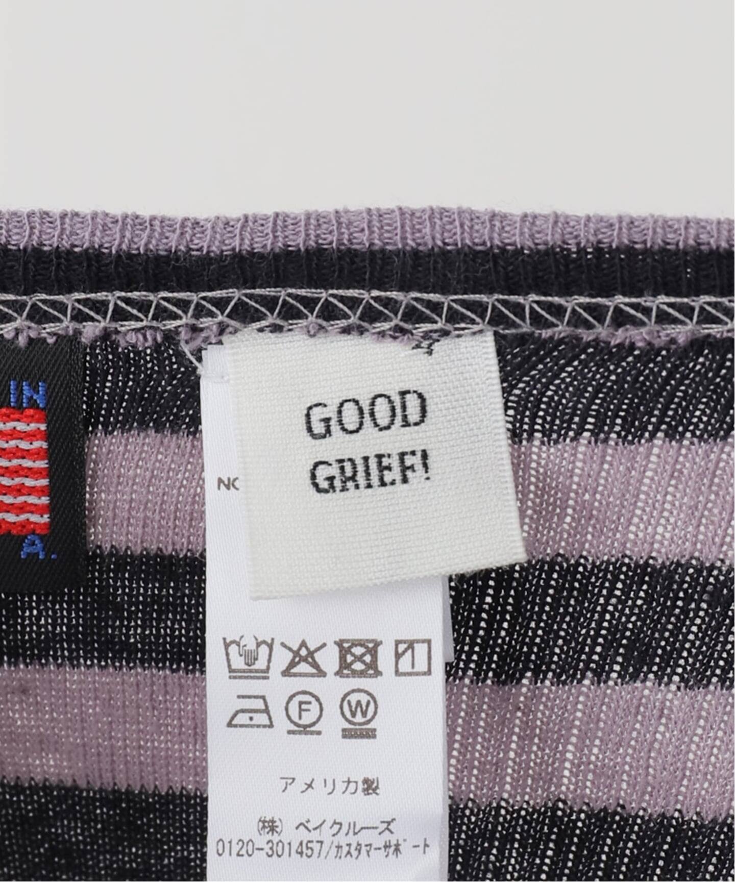 GOOD GRIEF!/グッド グリーフ】 Border Long Sleeve Tee（Tシャツ