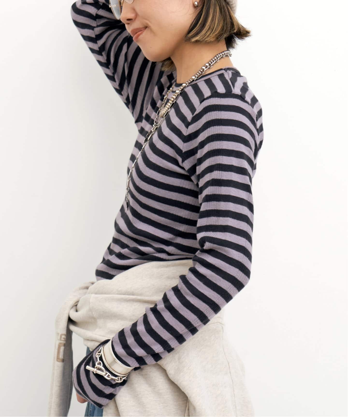 GOOD GRIEF!/グッド グリーフ】 Border Long Sleeve Tee（Tシャツ