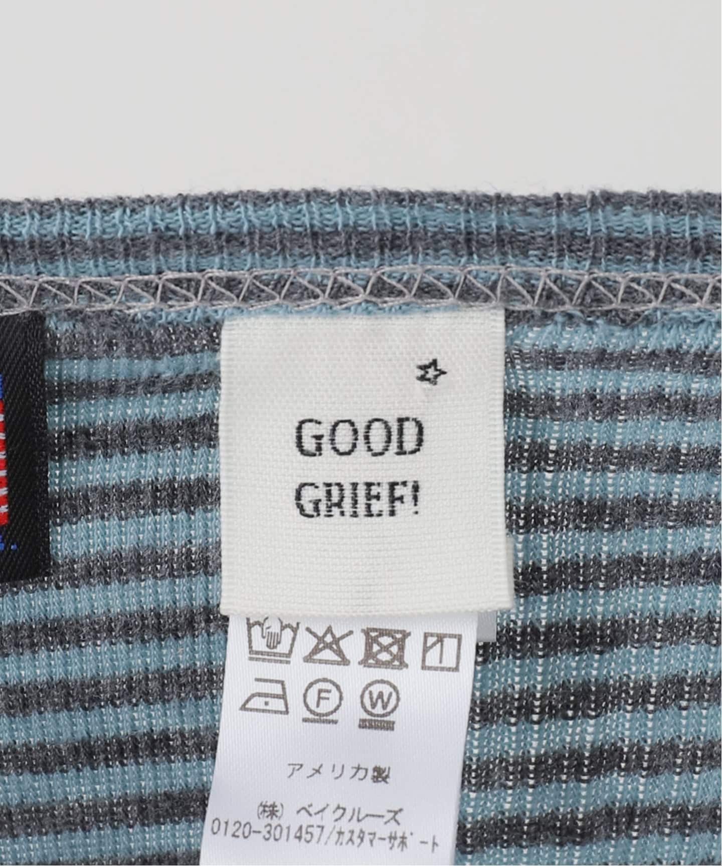 GOOD GRIEF!/グッド グリーフ】 Border Long Sleeve Tee（Tシャツ