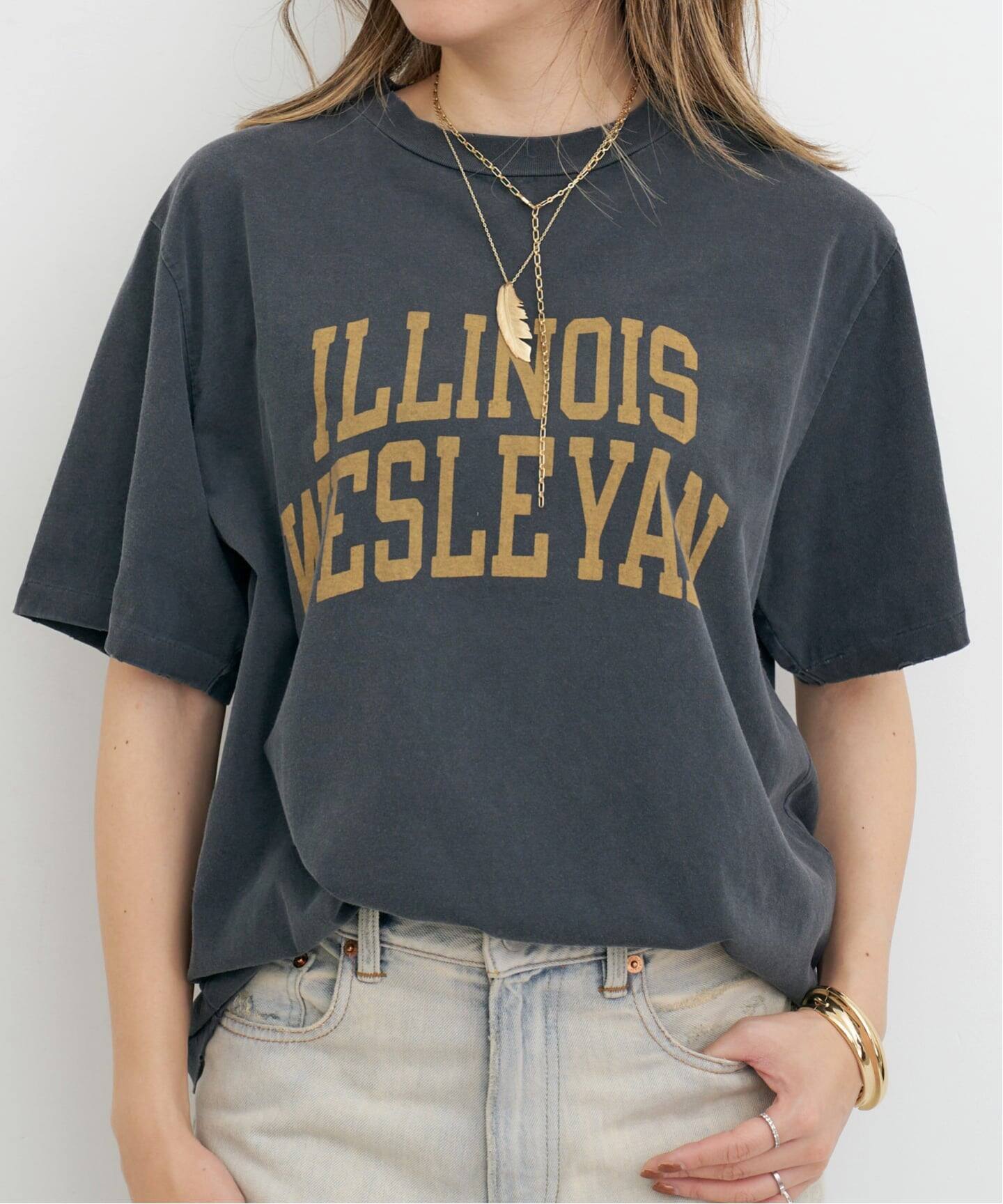 REMI RELIEF/レミ レリーフ】 ILLINOIS T SHIRT（Tシャツ／カットソー