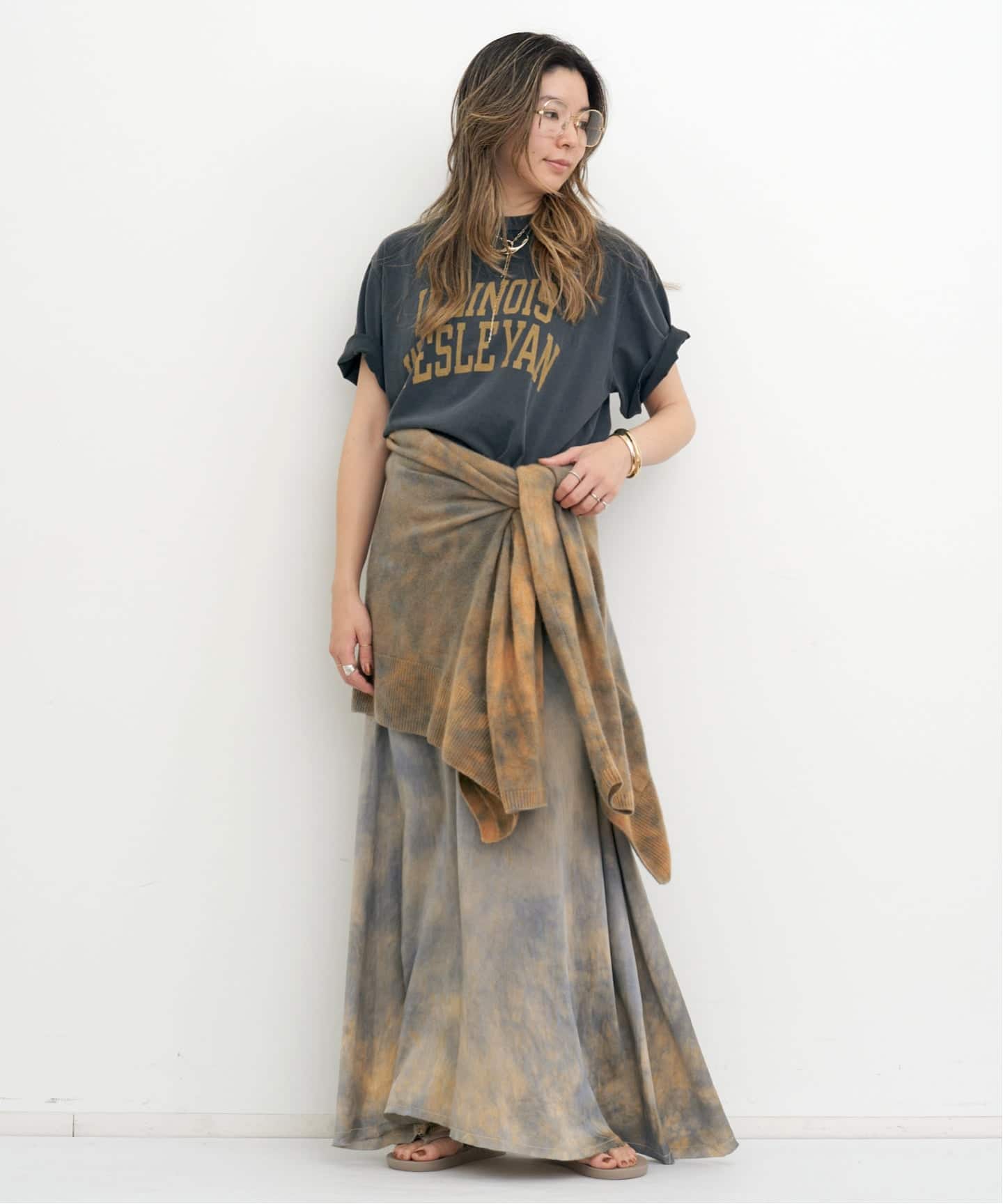 REMI RELIEF/レミ レリーフ】 ILLINOIS T SHIRT（Tシャツ／カットソー