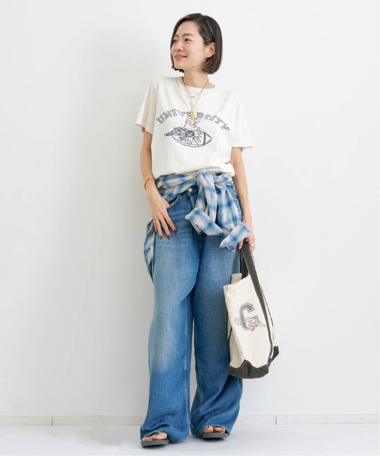 REMI RELIEF/レミ レリーフ】 UNIVERSITY OF T SHIRT（Tシャツ 