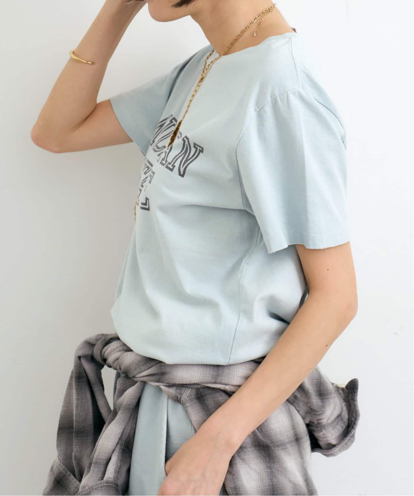アパルトモンREMI RELIEF Border L/S T-SH REMI RELIEF/レミ レリーフ】 MICHIGAN STATE T SHIRT（Tシャツ