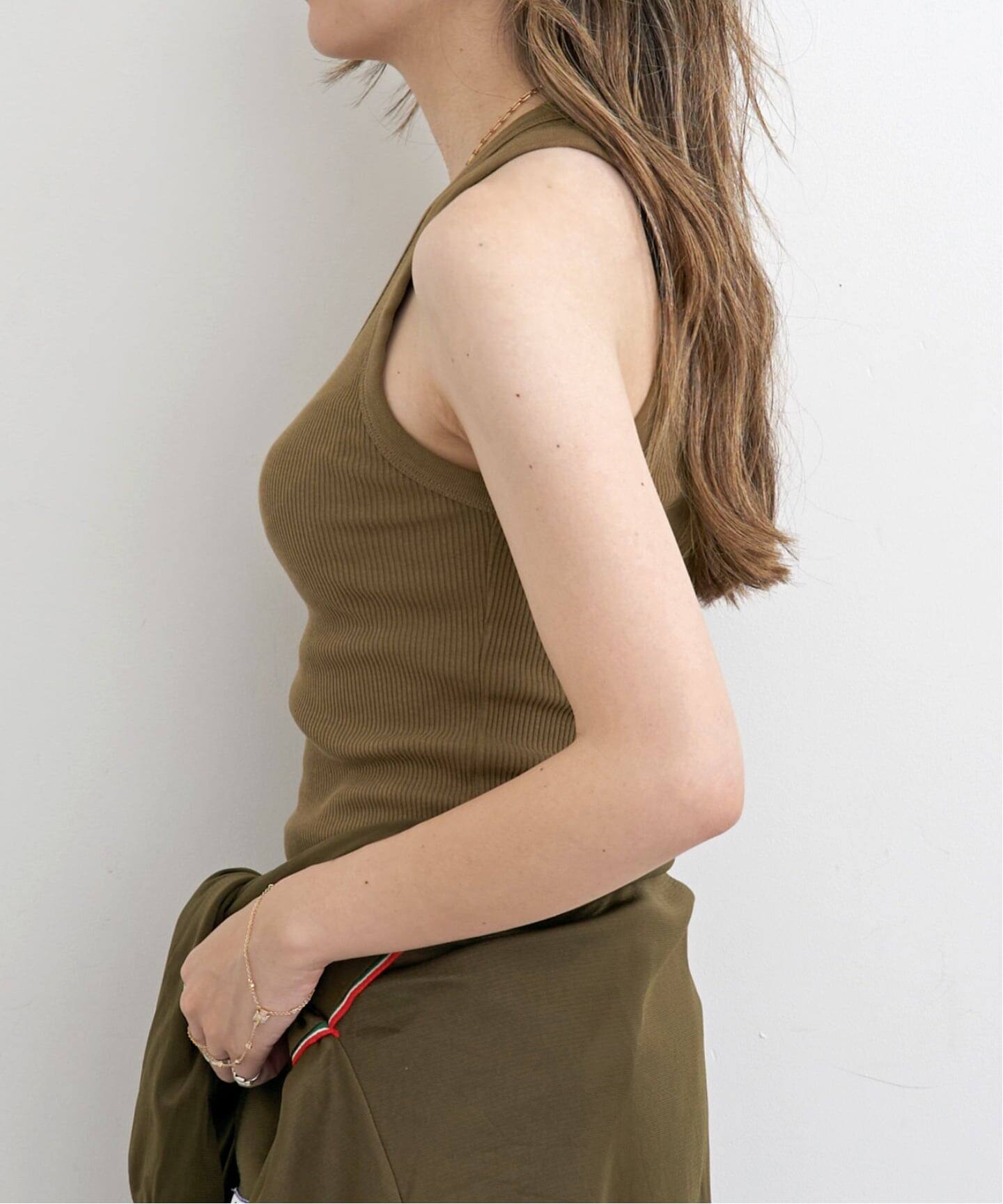 AGOLDE/エーゴールドイー】 POPPY TANK TOP（タンクトップ）｜L 