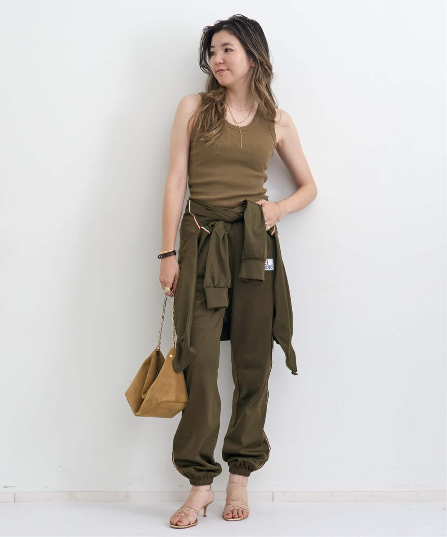 AGOLDE/エーゴールドイー】 POPPY TANK TOP（タンクトップ）｜L