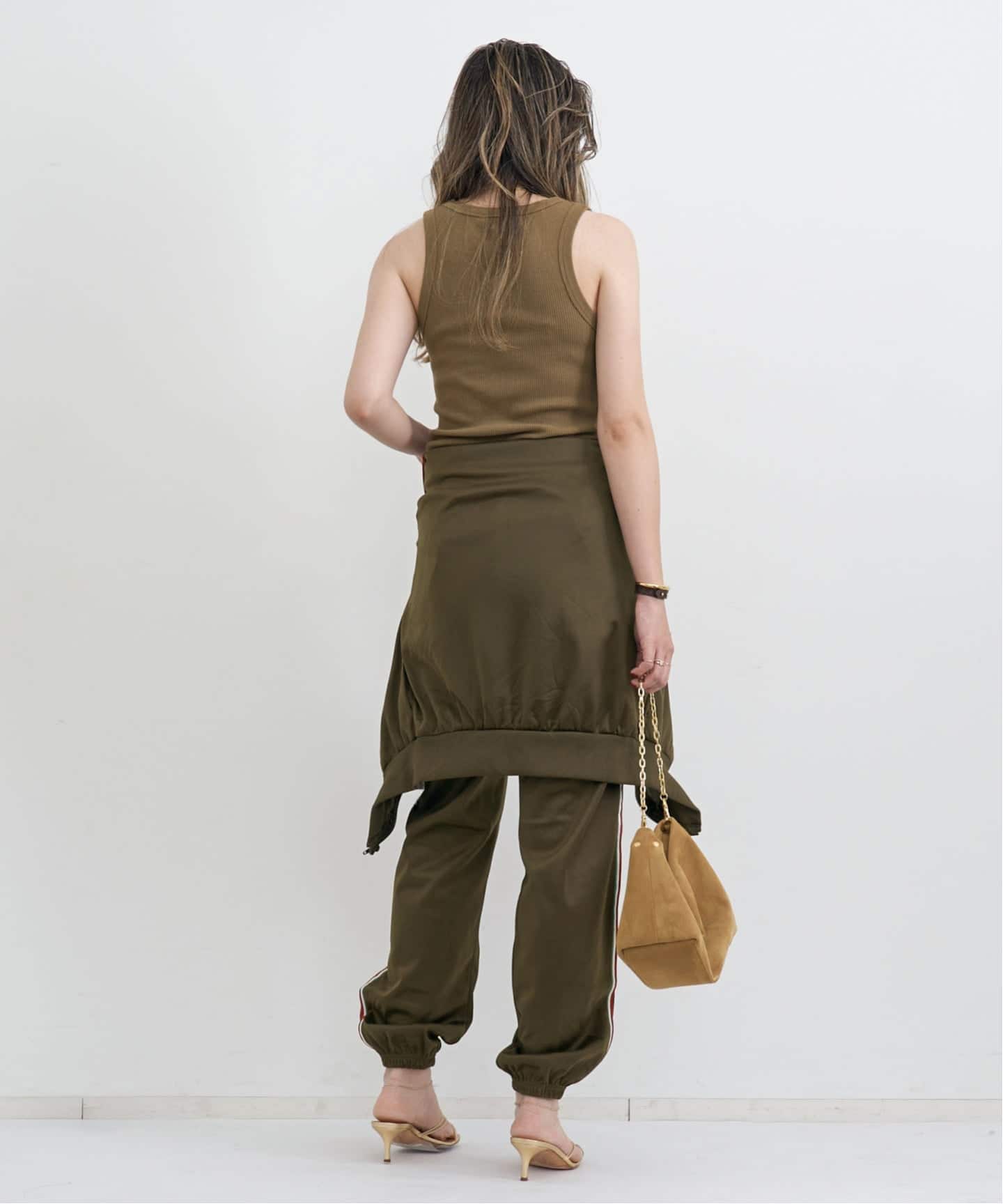 AGOLDE/エーゴールドイー】 POPPY TANK TOP（タンクトップ）｜L