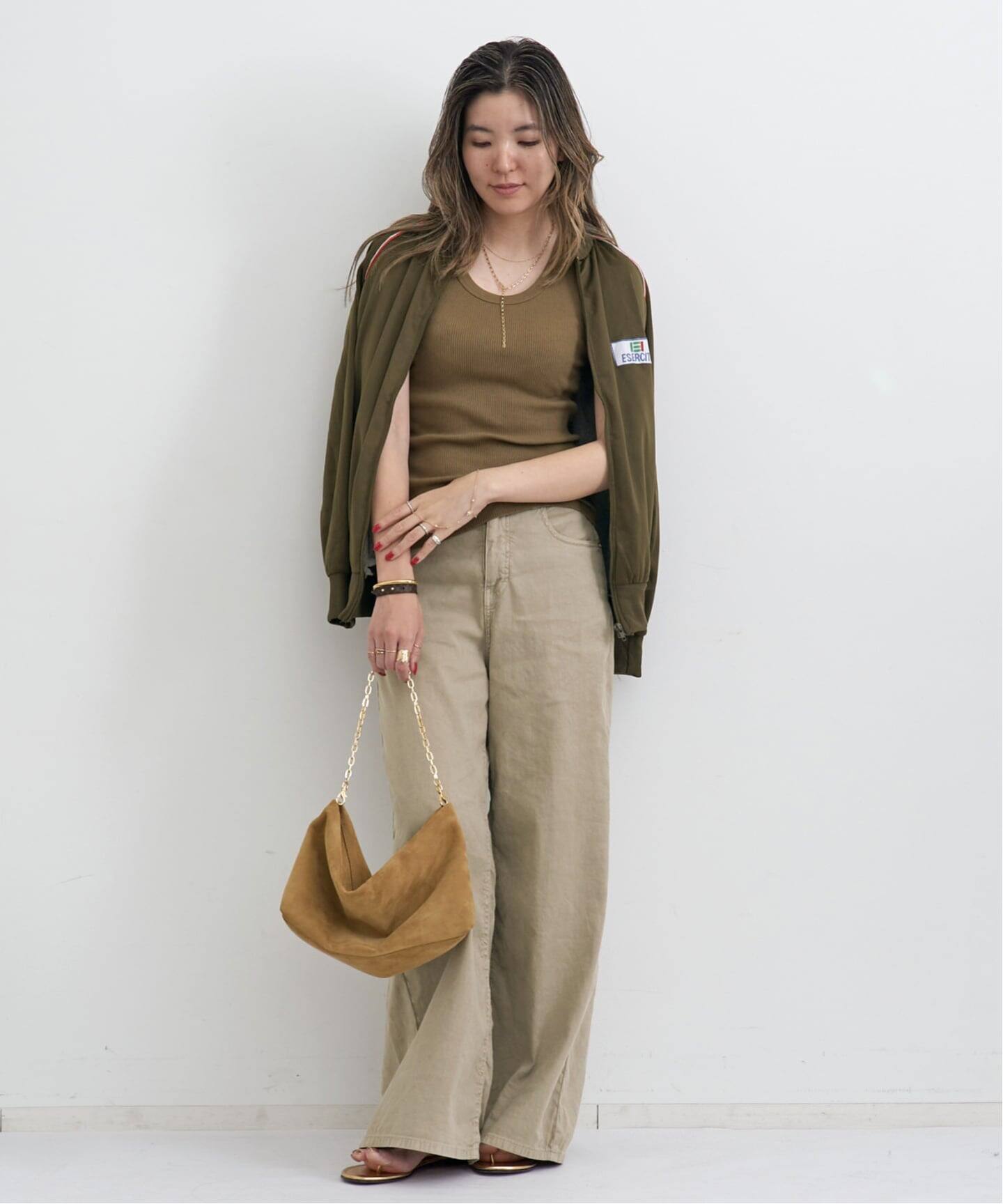 AGOLDE/エーゴールドイー】 POPPY TANK TOP（タンクトップ）｜L