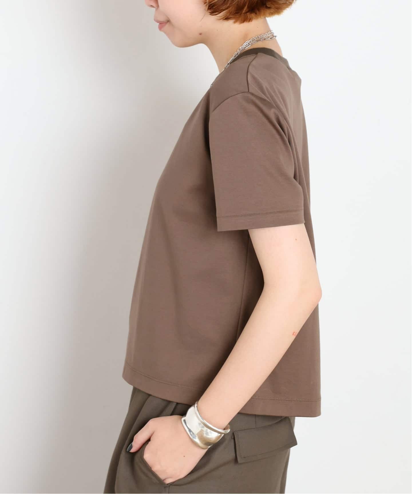 コンパクトTシャツ（Tシャツ／カットソー）｜AP STUDIO（エーピー