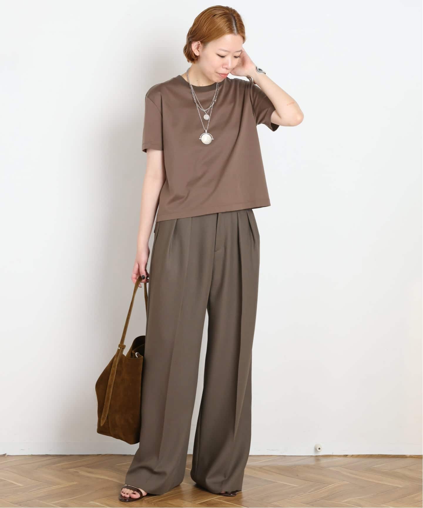 コンパクトTシャツ（Tシャツ／カットソー）｜AP STUDIO（エーピー