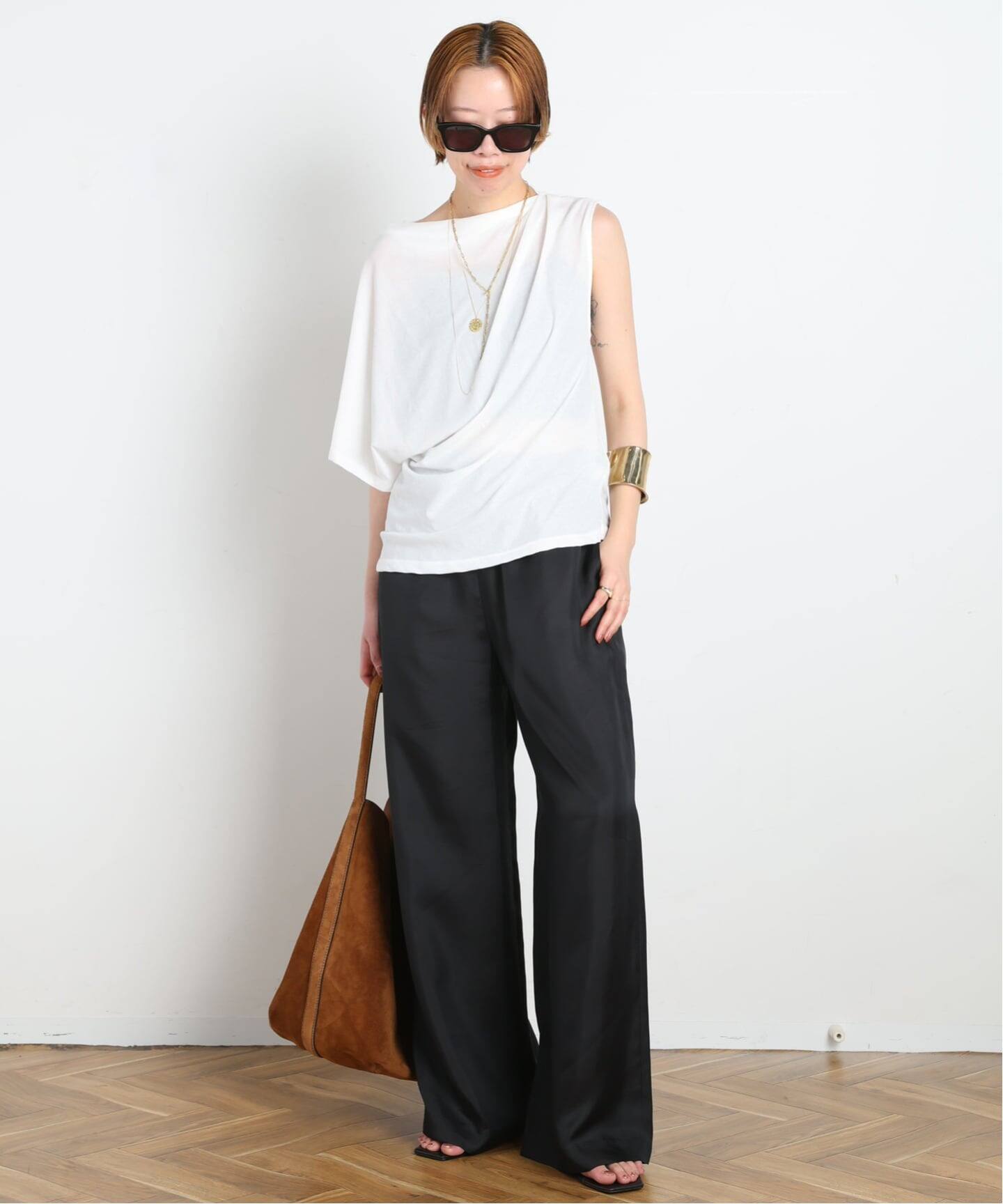 アシンメトリープルオーバー（Tシャツ／カットソー）｜AP STUDIO